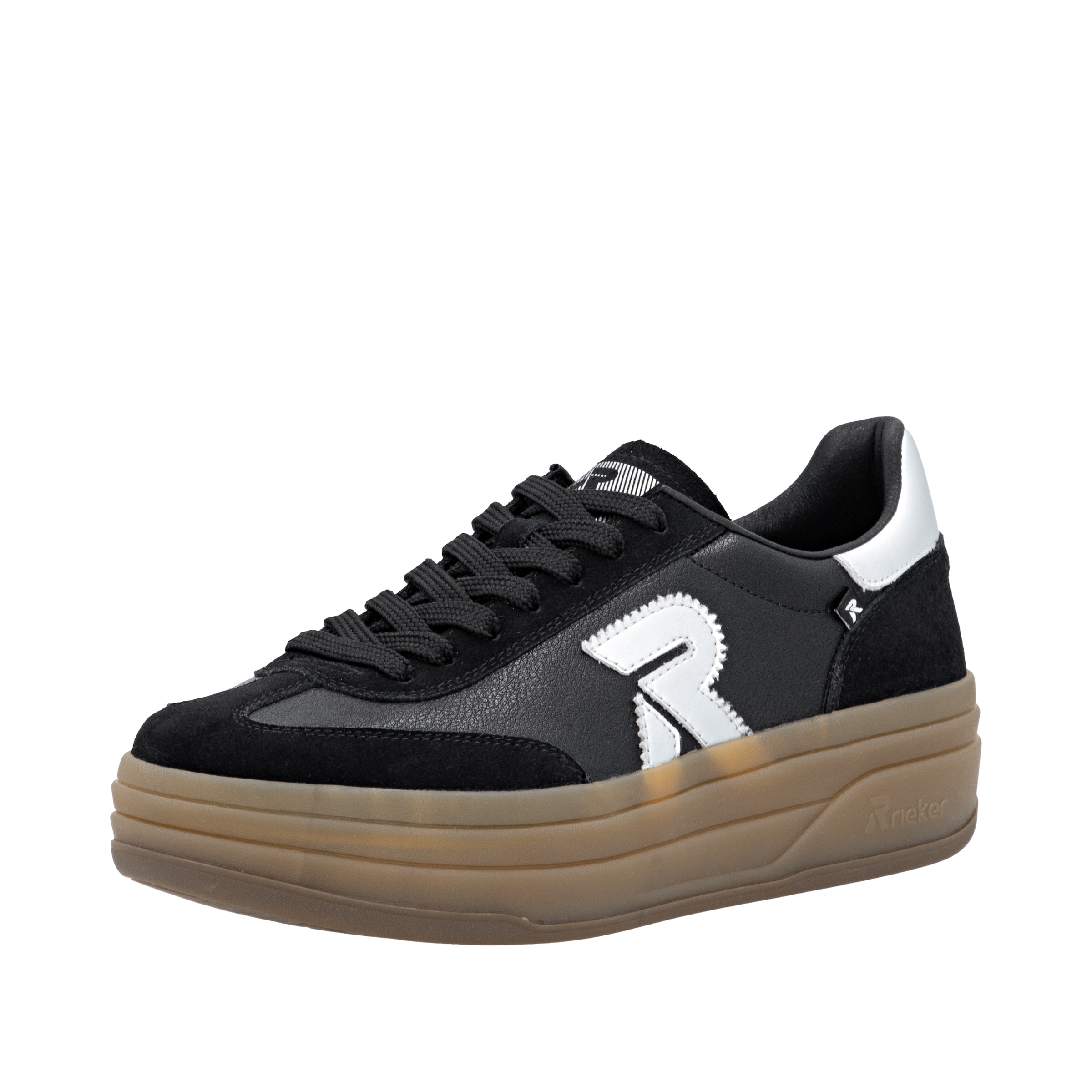 Image of Rieker Plateausneaker "Swing2GO" Retro-Sneaker, Schnürschuh, Halbschuh mit trendiger Plateausohle