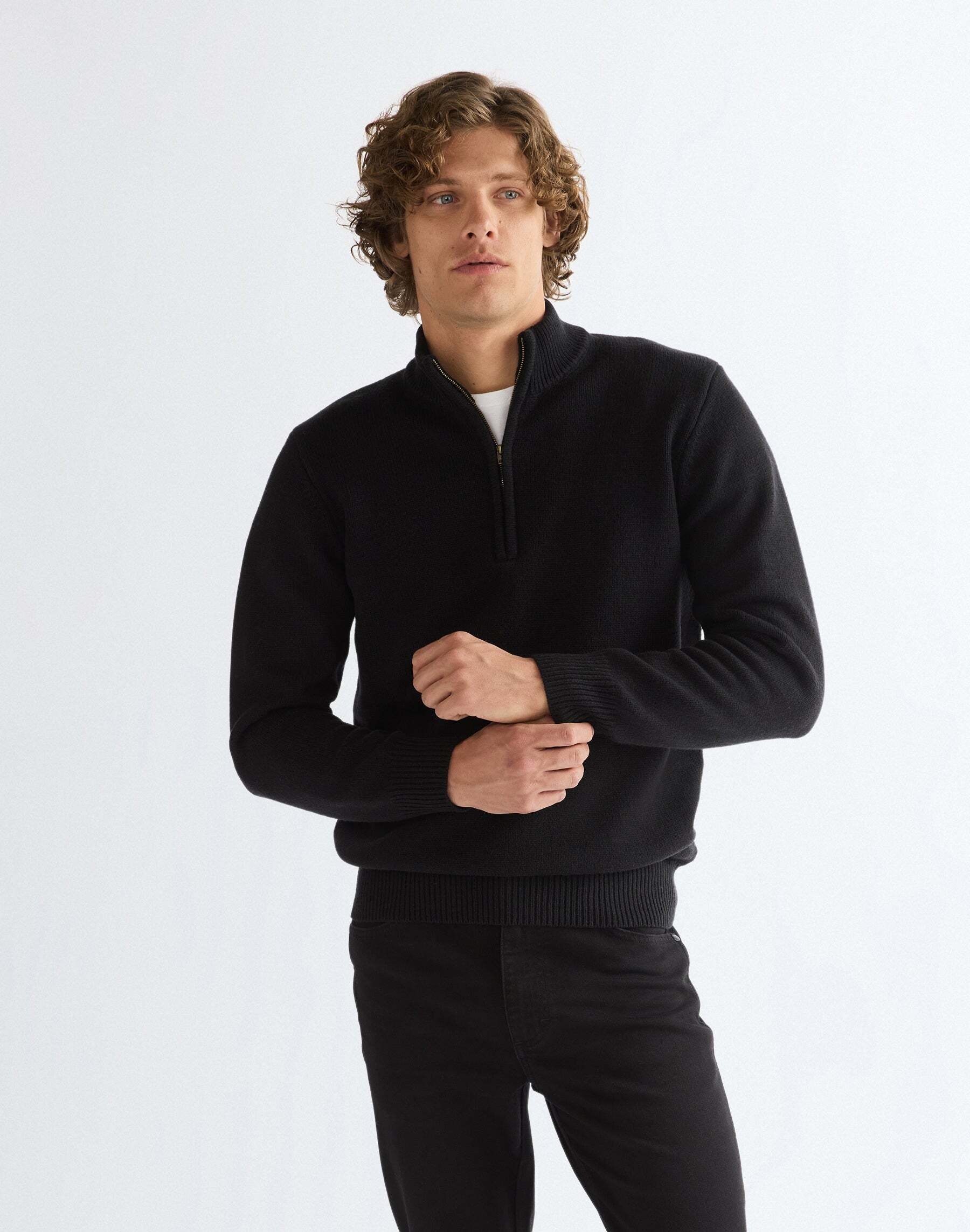 Image of Wrangler Strickpullover "WRANGLER Pullover Quarter Zip"