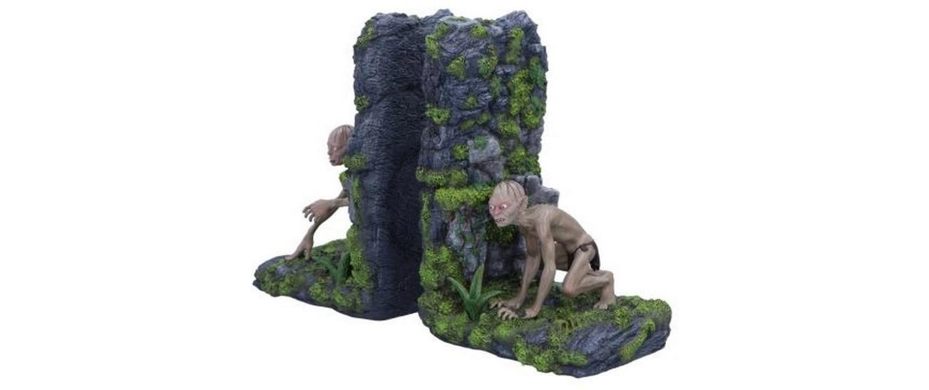 NEMESIS NOW Figurine de merchandising »Herr der Ringe Gollum & Smeagol« Offiziell lizenzierte, handbemalte Buchstützen