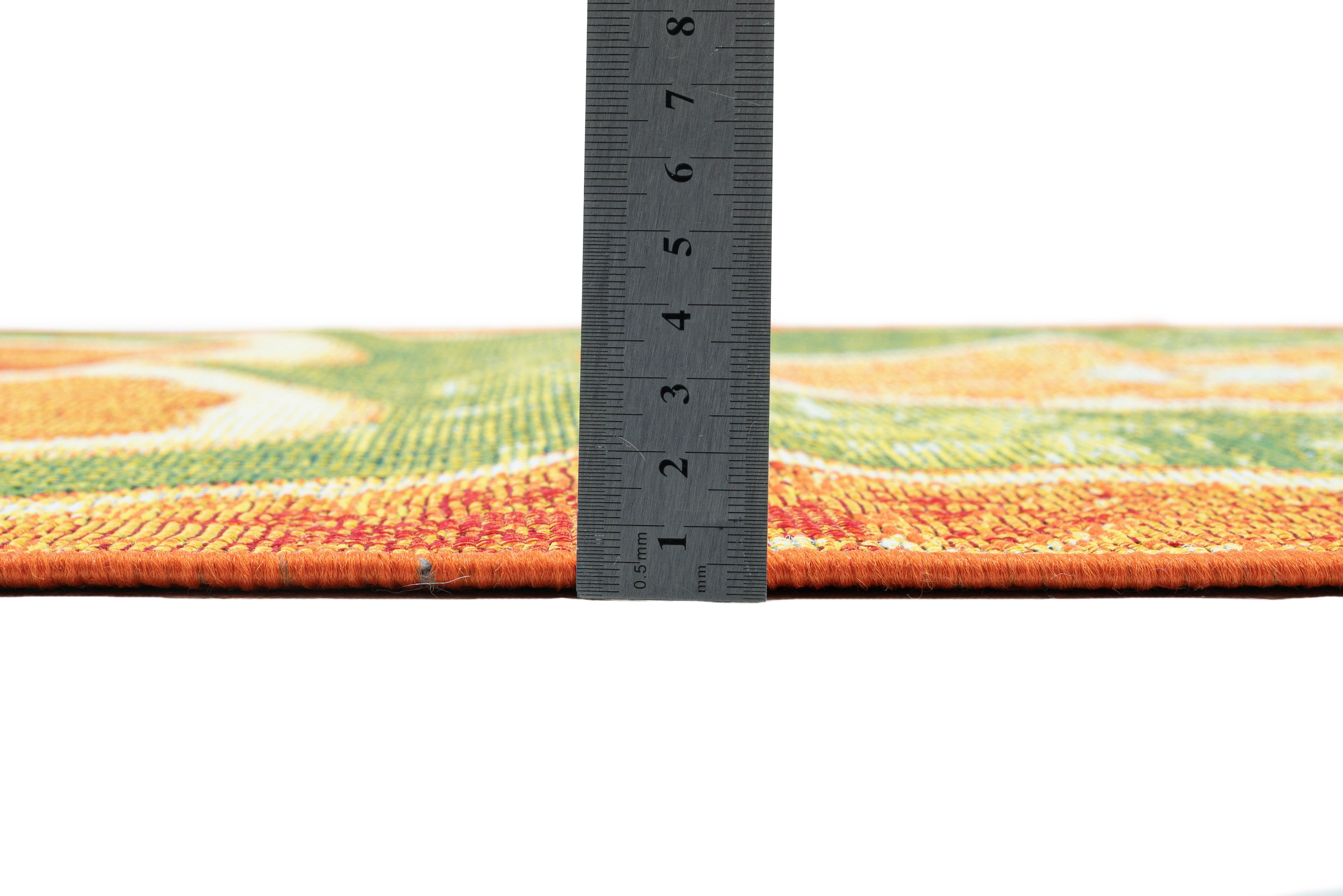 Sansibar Teppich »Rantum Beach 002«, rechteckig, 5 mm Höhe, Flachgewebe, modernes Sommer Design, In- und Outdoor geeignet