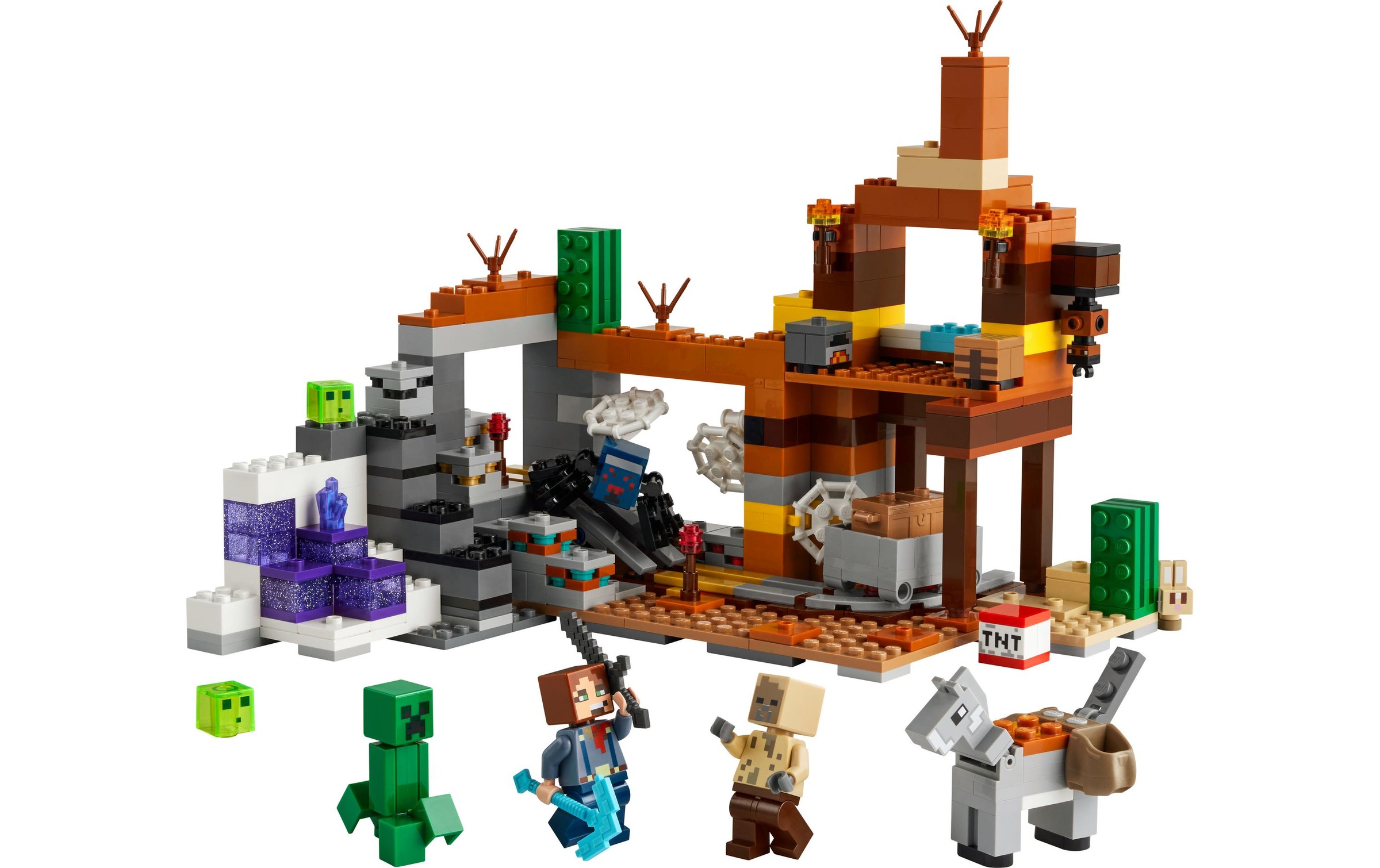 LEGO® Spielbausteine »Minecraft Die Mine in den Badlands 21263«, (538 St.)