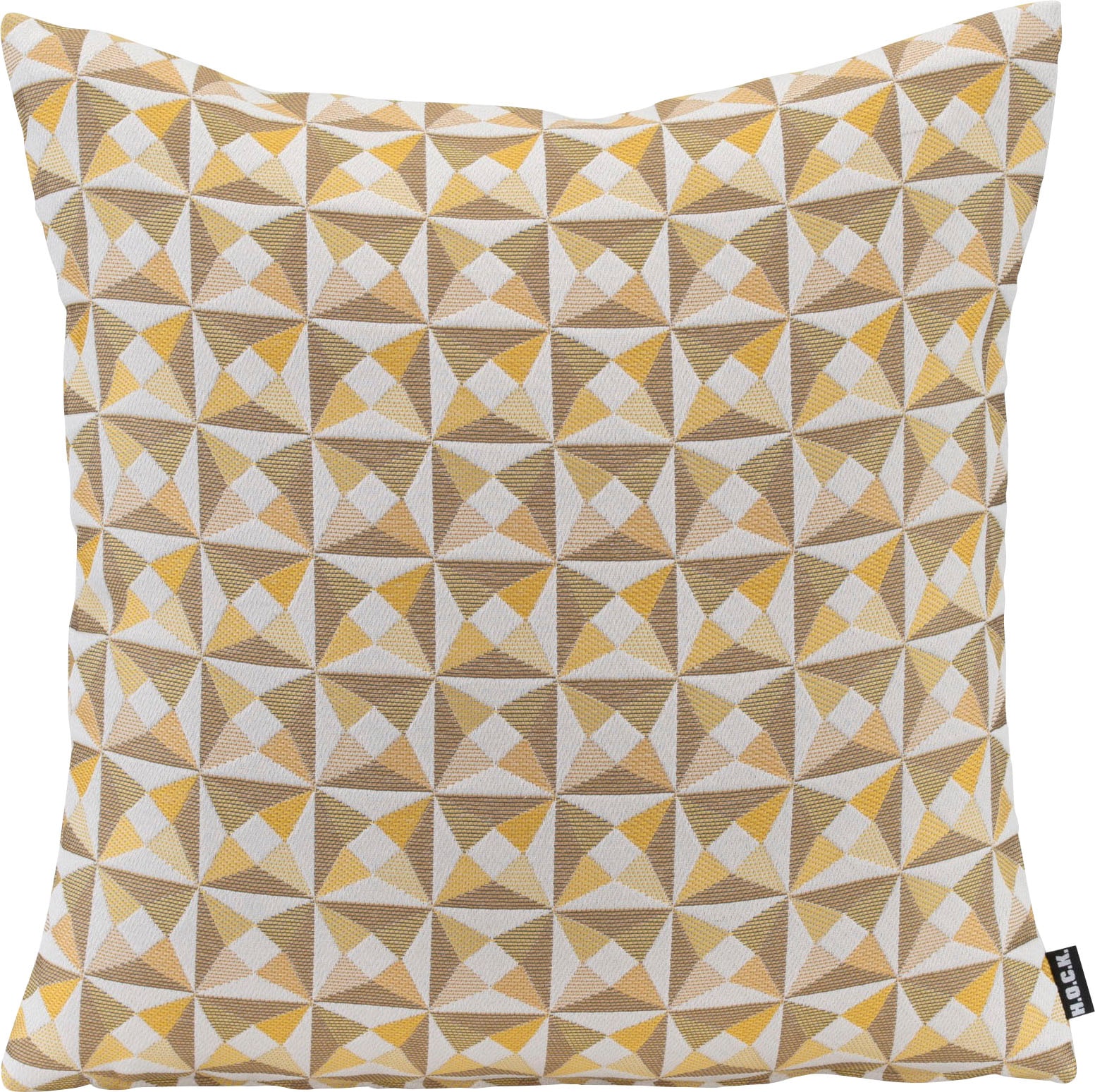 Image of H.O.C.K. Dekokissen "Cinny" Geometrisch gemustert, Kissenhülle mit Füllung, 1 Stück