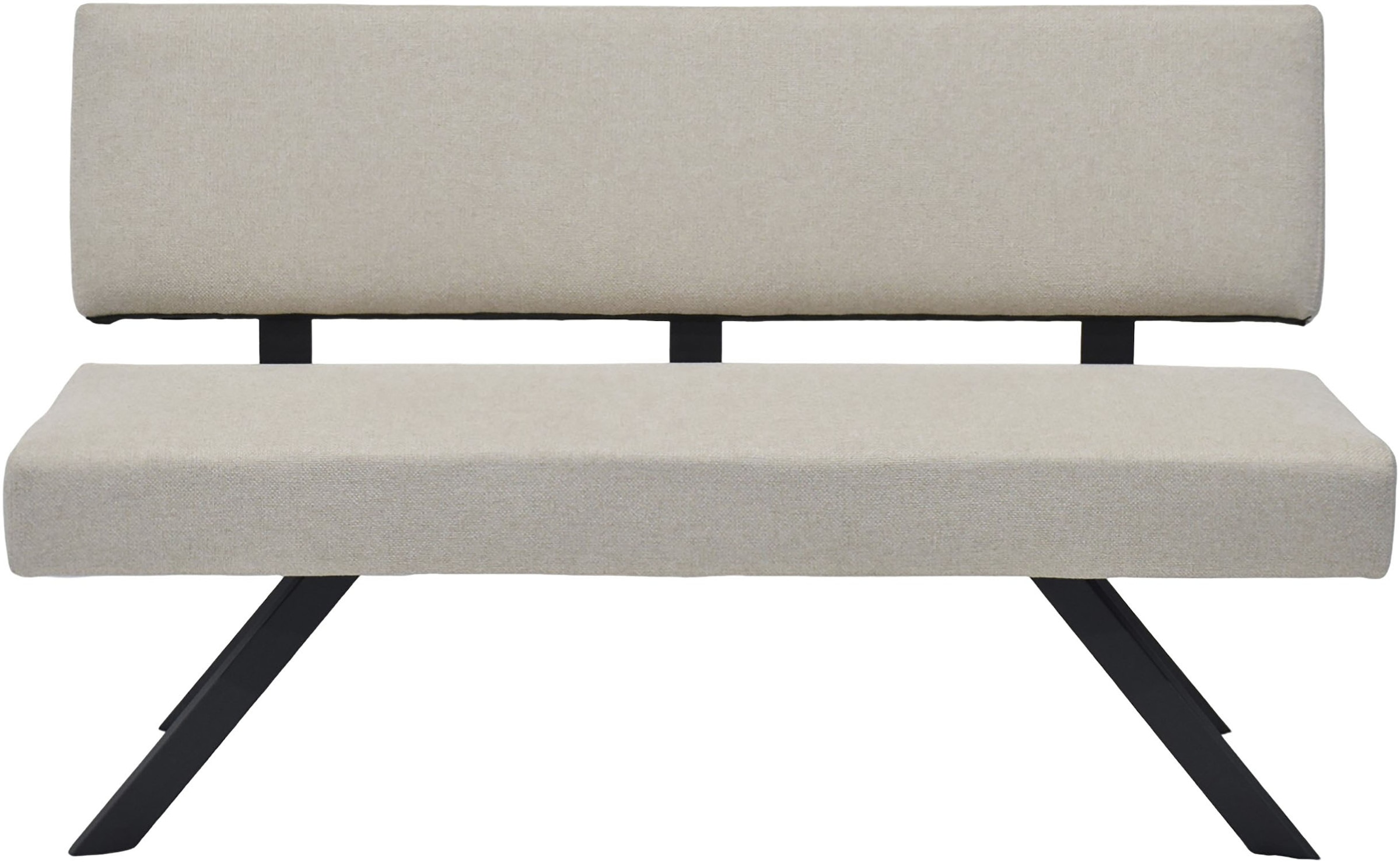 byLIVING Banc »TORONTO« Webstoff, bis 160 kg, Taschenfederkern, 4-Fussgestell, 3 Sitzplätze