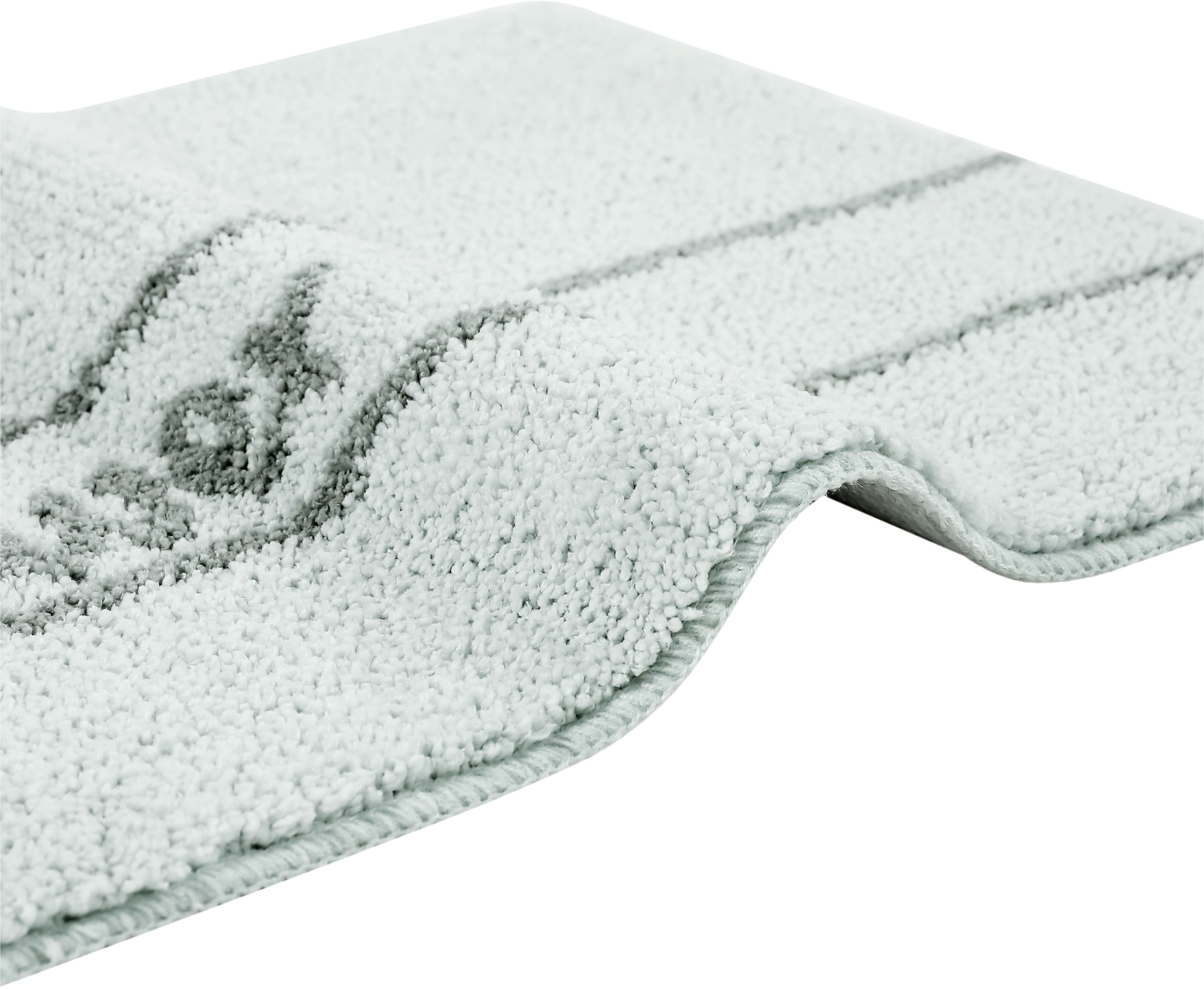 s.Oliver Tapis de bain »Allie, Badvorleger, Badezimmer Teppich, Duschvorleger« Höhe 10 mm Badteppich, weiche Haptik, unifarben mit s.Oliver Schriftzug