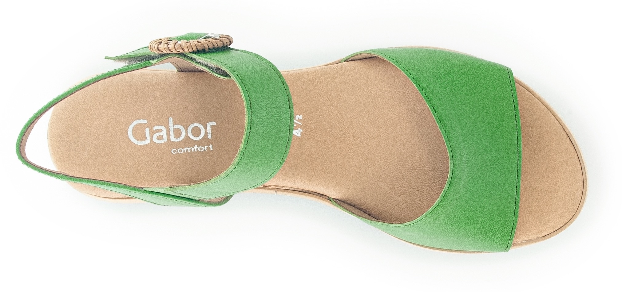 Gabor Sandalette »RHODOS«, Sommerschuh, Sandale, Keilabsatz, mit Klettverschluss, Weite G