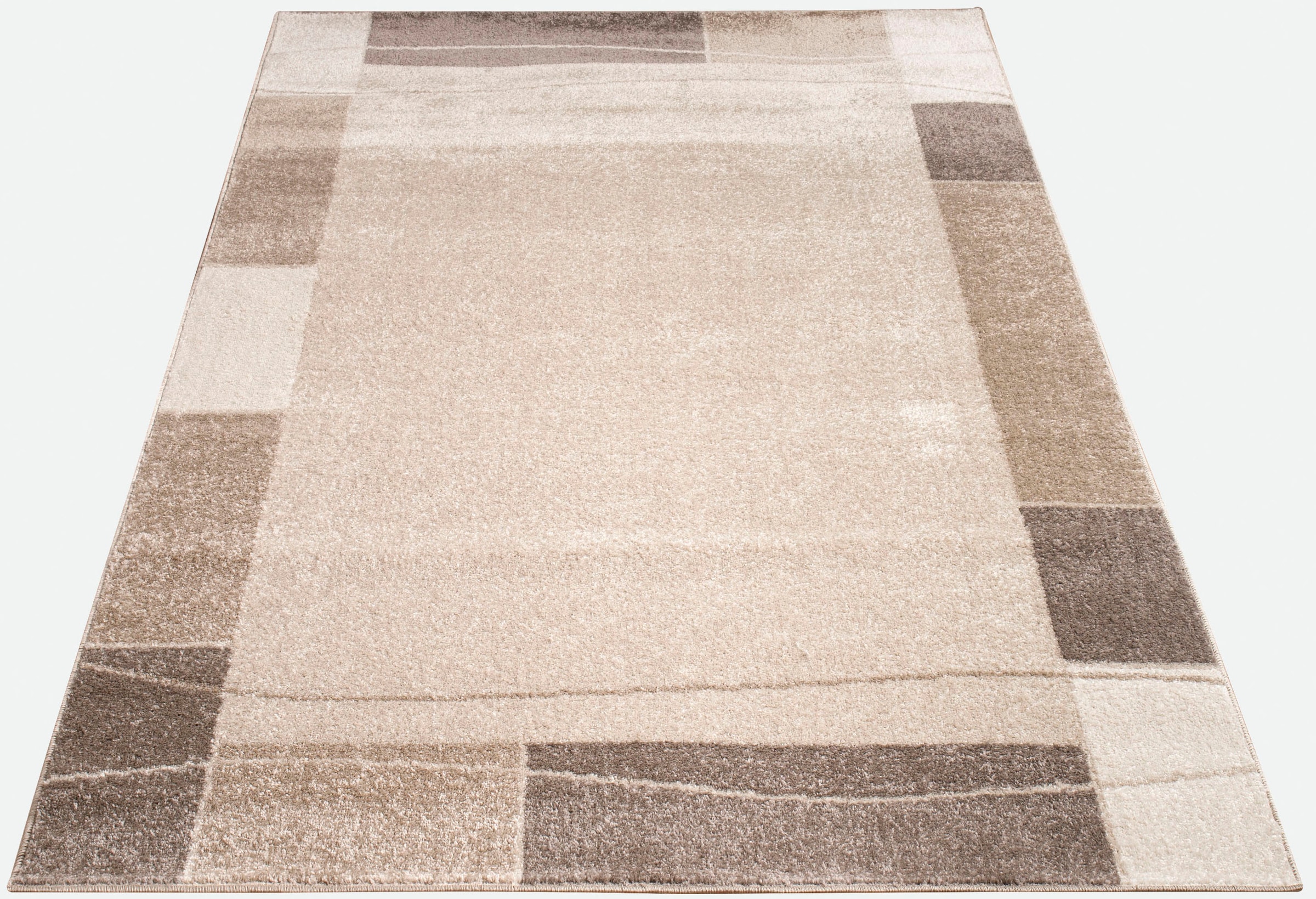 Paco Home Teppich »Sinai 054«, rechteckig, Kurzflor, mit Bordüre, ideal im Wohnzimmer & Schlafzimmer