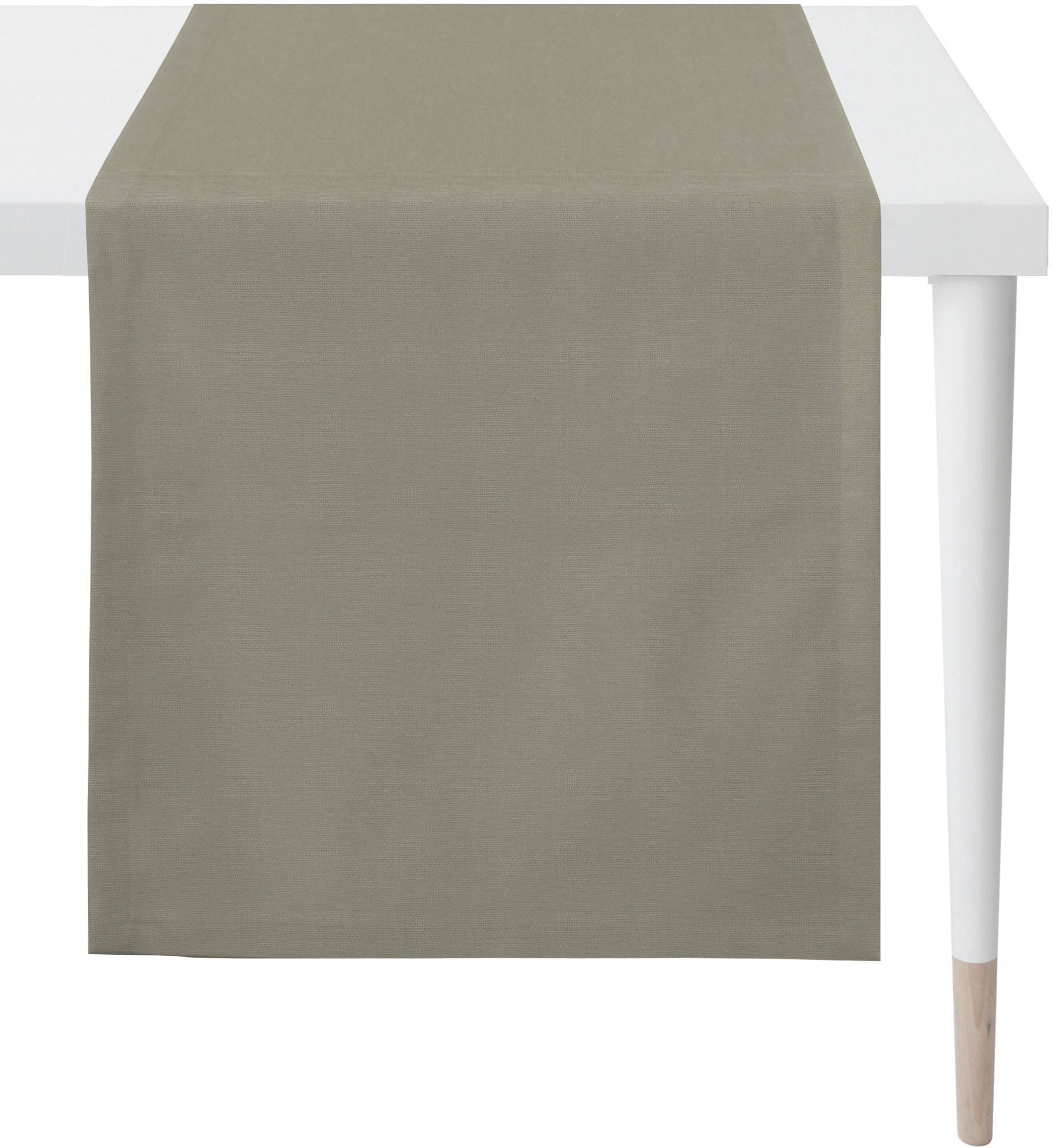 APELT Tischläufer "3900 Uni / OUTDOOR, Sommerdeko, Sommer" mit Fleckschutz