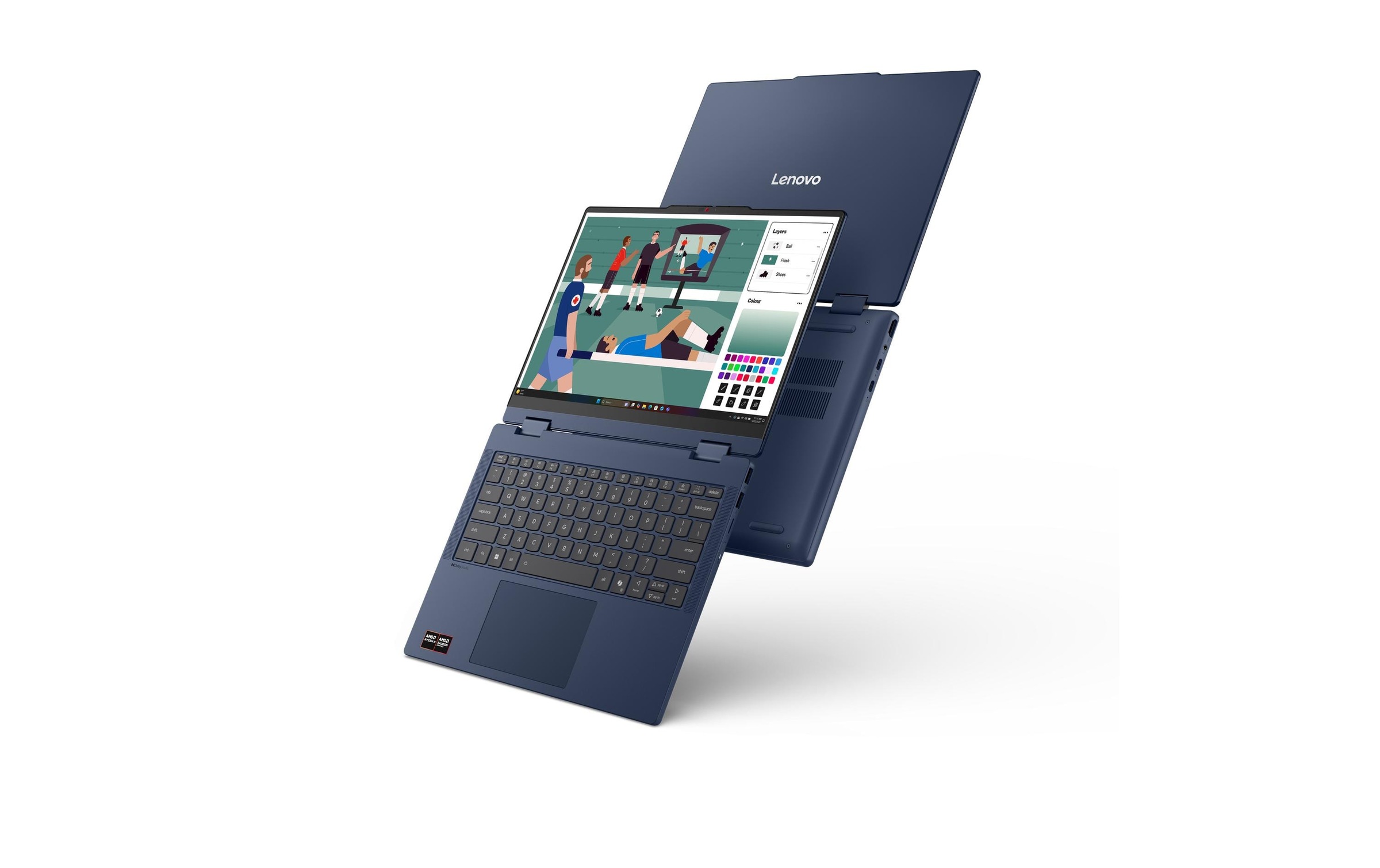 Lenovo Ordinateur portable »IdeaPad 5 2-in-1 14AGP11 Copilot+ PC (AMD)« / 14 ″ AMD Ryzen™ AI 7 NPU intégrée (Neural Processing Unit)