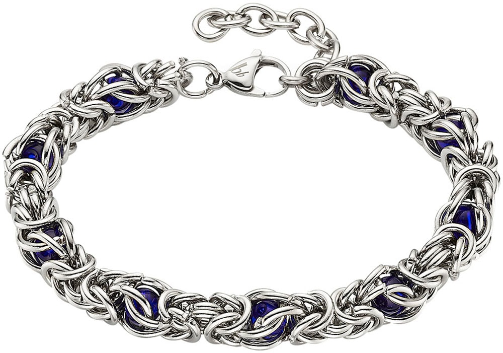 Image of Bruno Banani Edelstahlarmband "Schmuck" mit Glasstein