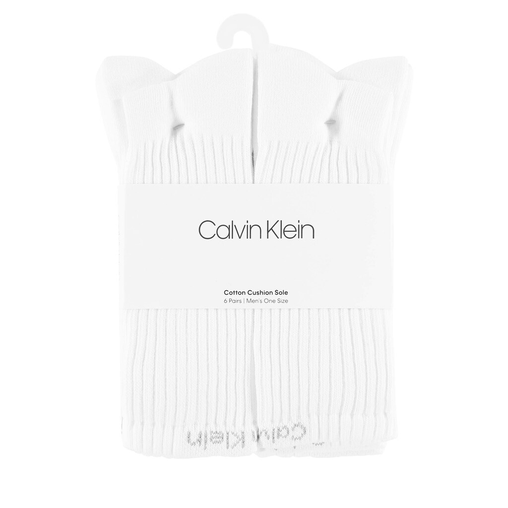 Calvin Klein Tennissocken »Crew«, (6 Paar)