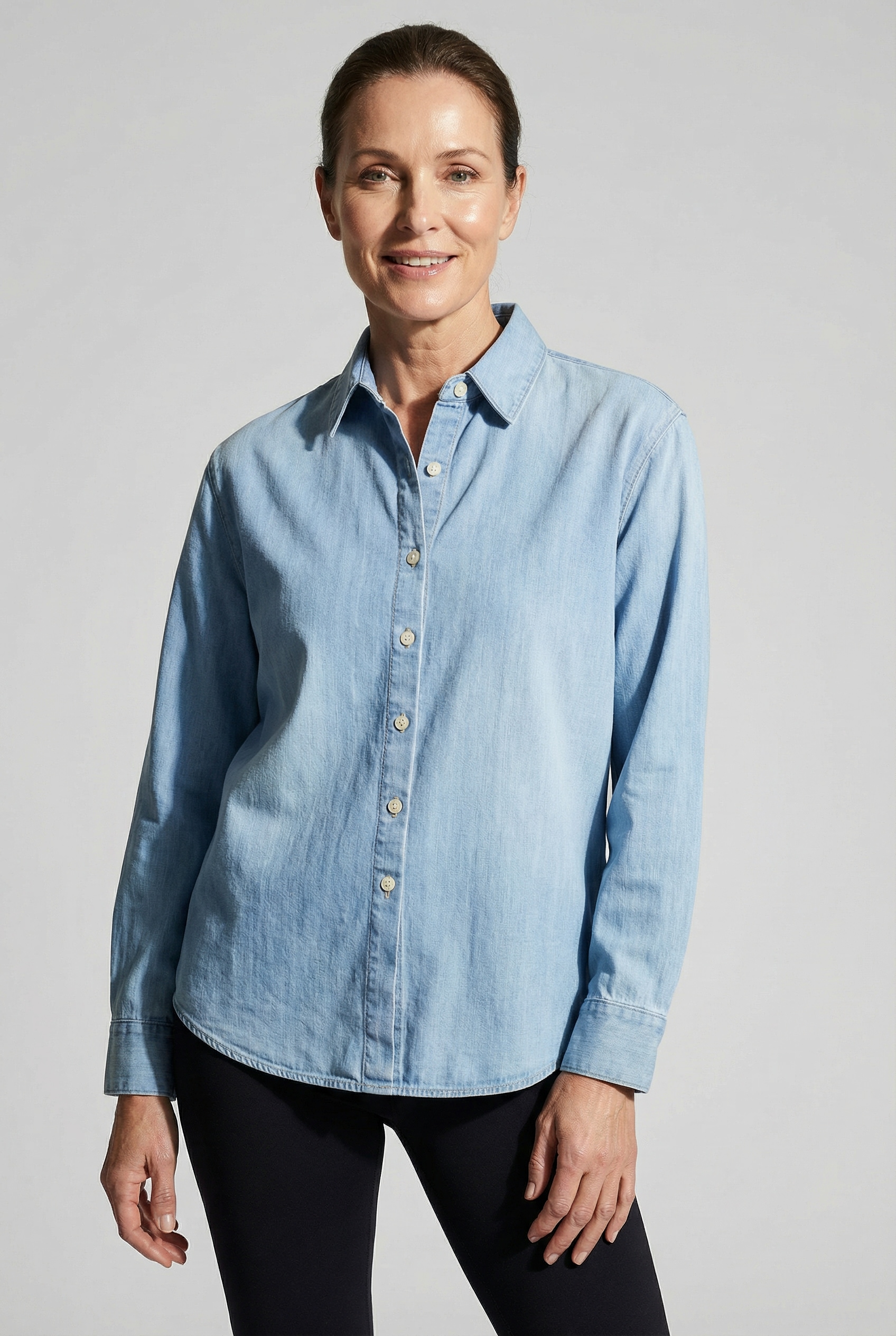 Image of Calvin Klein Jeans Jeansbluse Oversized Fit, used washed
