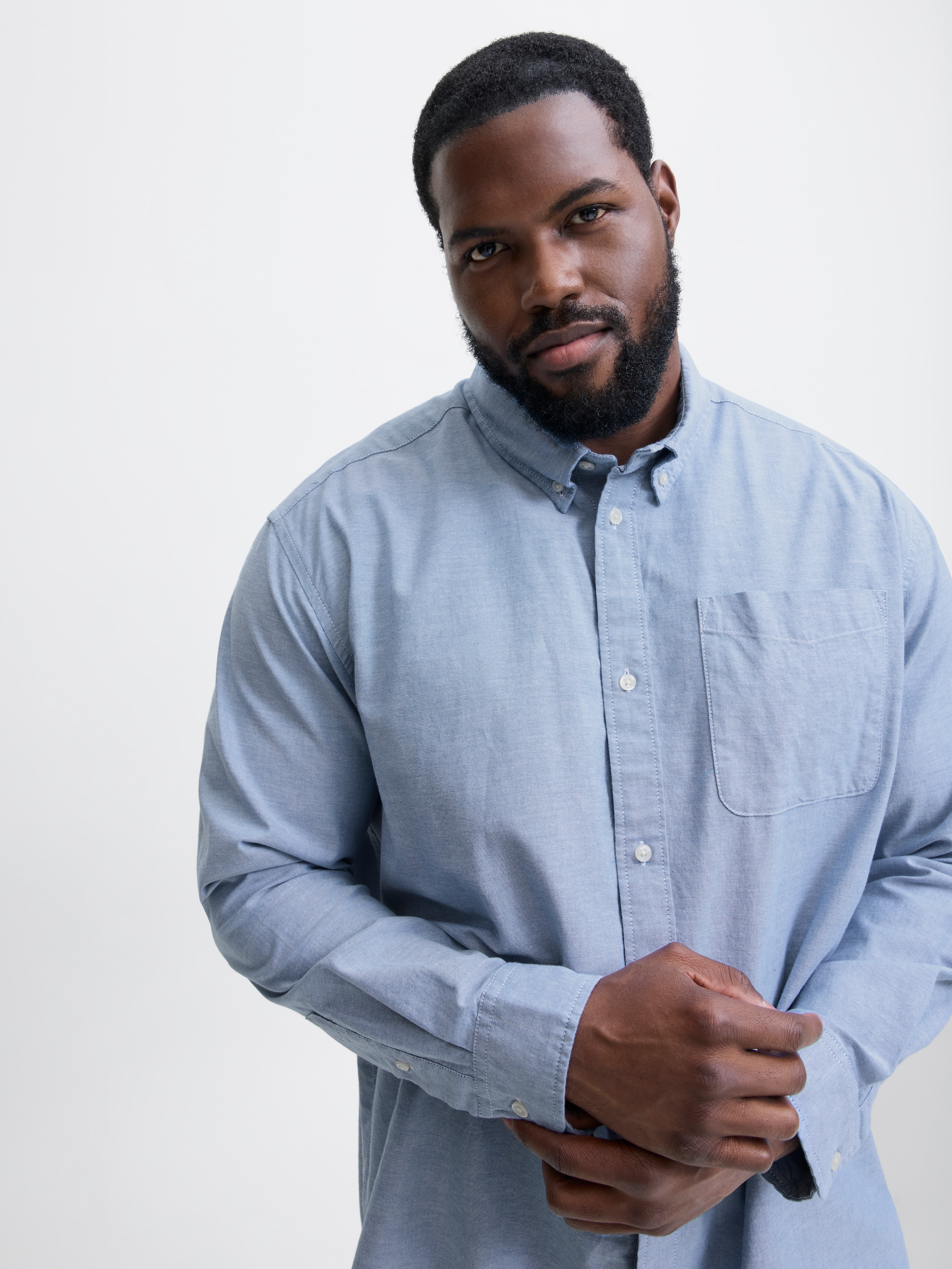 Jack & Jones PlusSize Chemise à manches longues »JPRBLUBROOK OXFORD SHIRT L/S NOOS PLS«