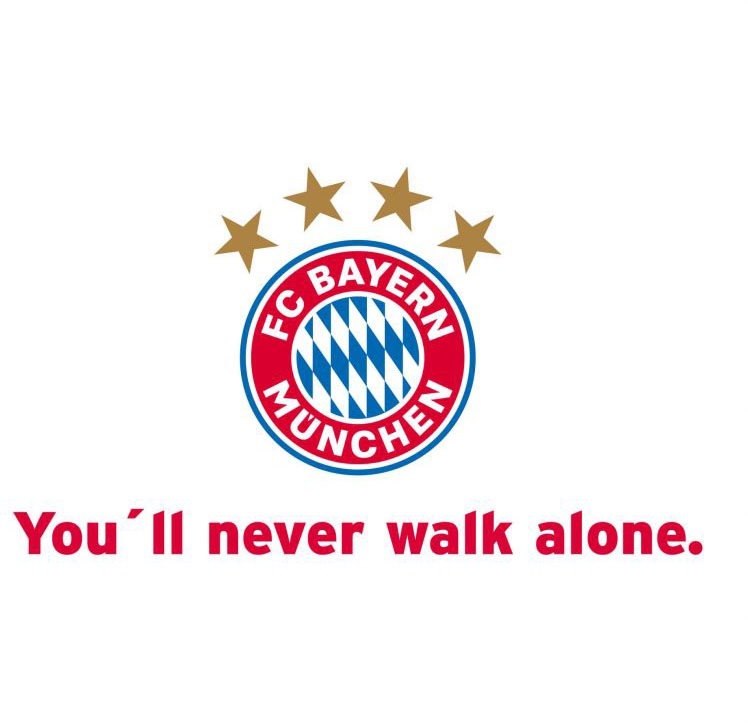 Image of Wall-Art Wandtattoo »Fussball You'll never walk alone«, (1 St.) bei Ackermann Versand Schweiz