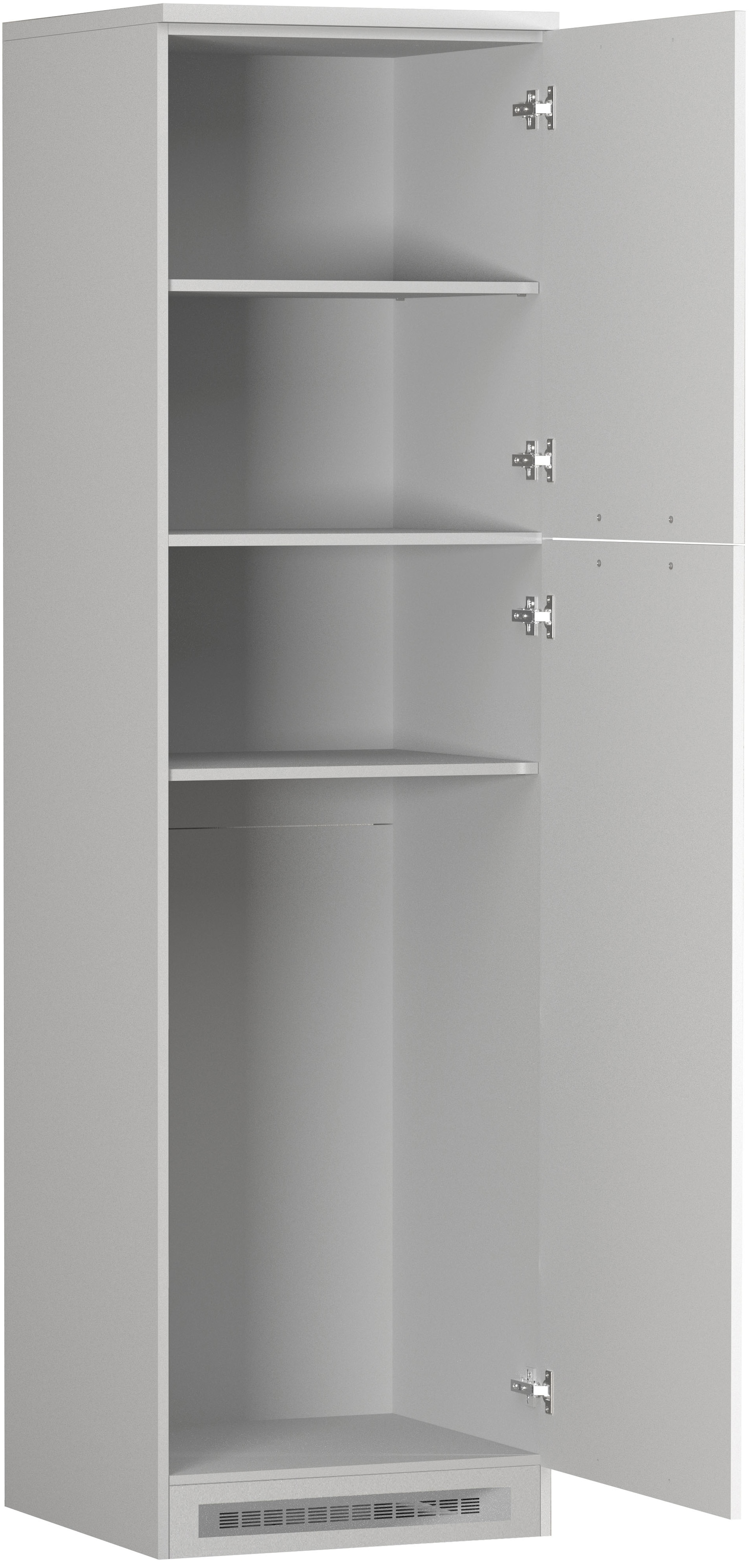 KOCHSTATION Armoire réfrigérée encastrable »Luna, Kühlschrank-Umbau, Einbauschrank für Kühlschrank, Made in Italy« B/T/H: 60×60×214,5 cm, für zwei Kühlschrankhöhen vorbereitet