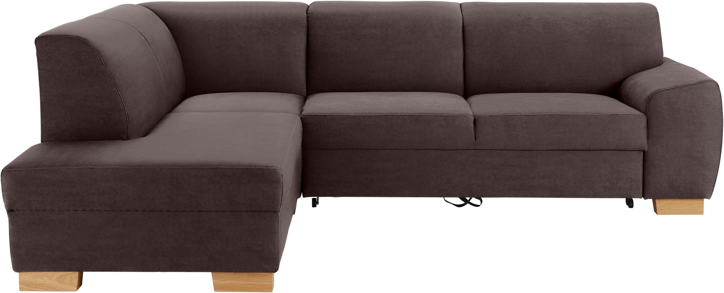 DOMO collection Ecksofa »Incanto kubische Formensprache, komfortabel, L-Form«, wahlweise mit Bettfunktion