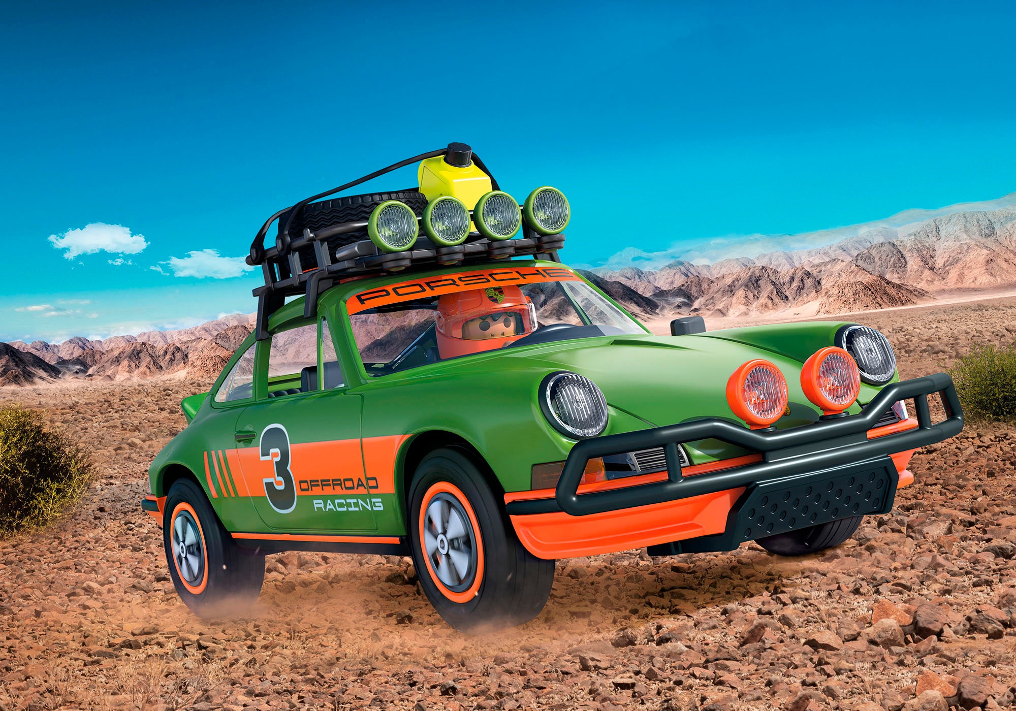 Playmobil® Konstruktions-Spielset »Porsche 911 Carrera RS 2.7 Offroad  (71436), Cars« Made in Germany