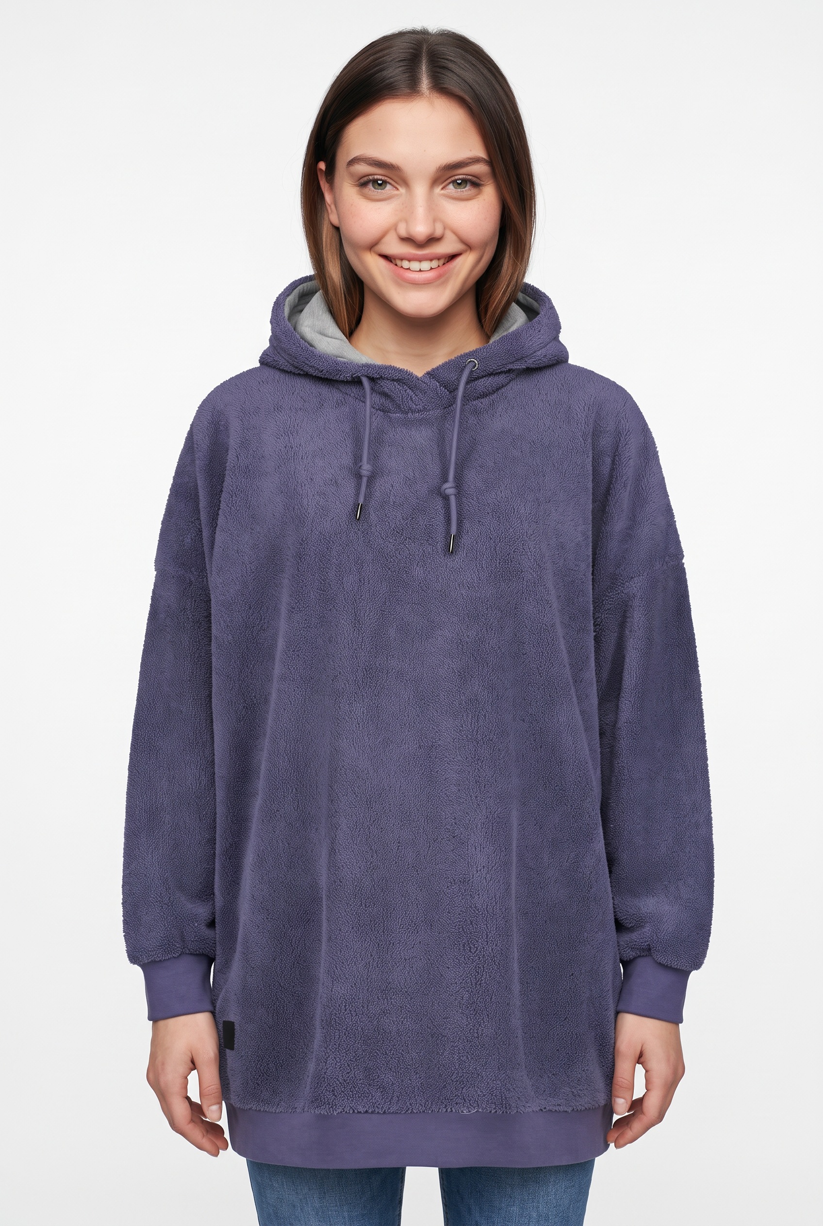 Image of Icepeak Kapuzensweatshirt "D OVERSIZE HOODIE ACERRAT", hoch geschlossener Ausschnitt, mit Kapuze mit Kordelzug