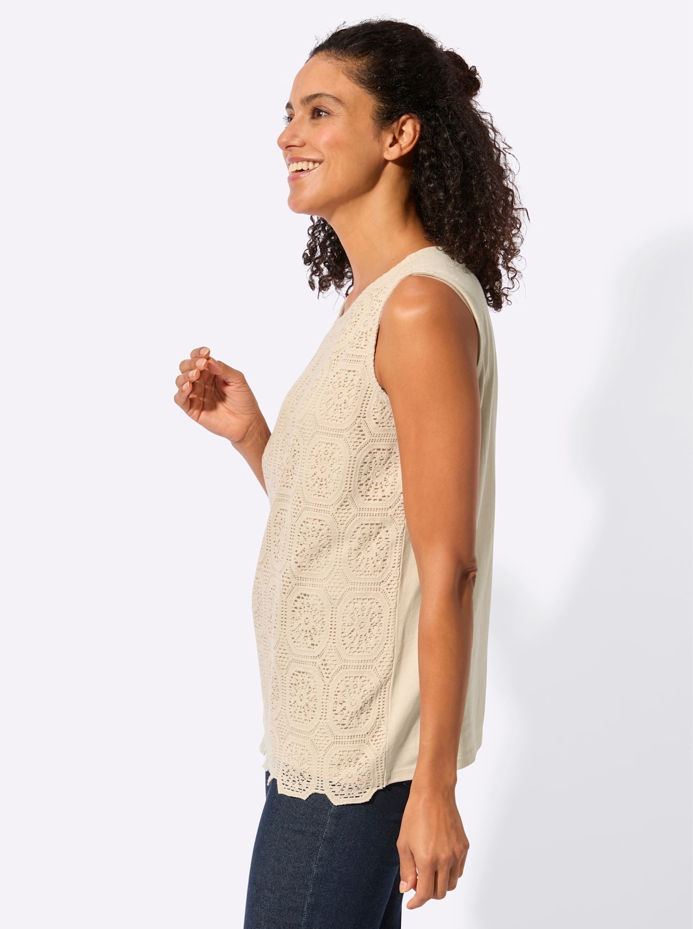 Inspirationen Top en dentelle