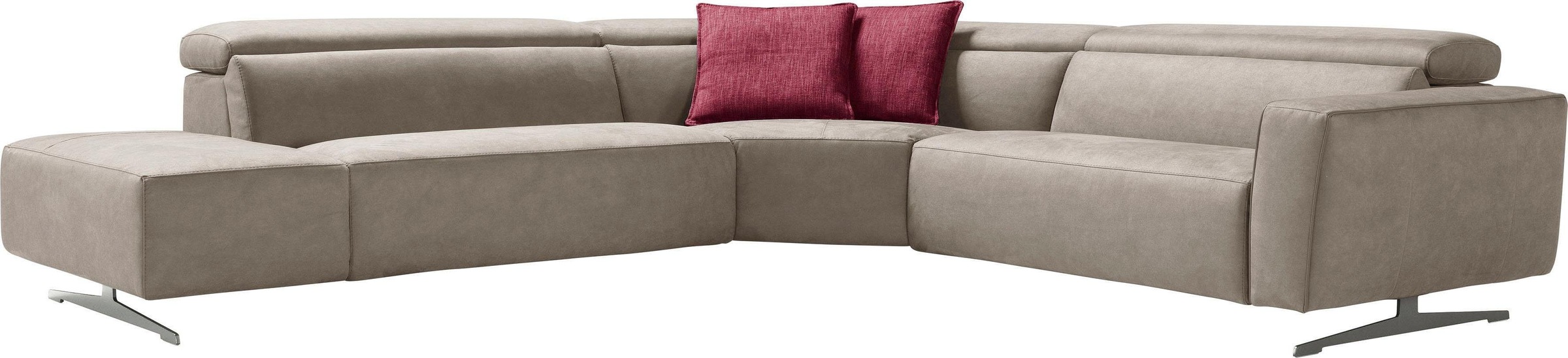 Image of Egoitaliano Ecksofa »Stefanie«, mit Relaxfunktion und verstellbaren Kopfteilelementen bei Ackermann Versand Schweiz