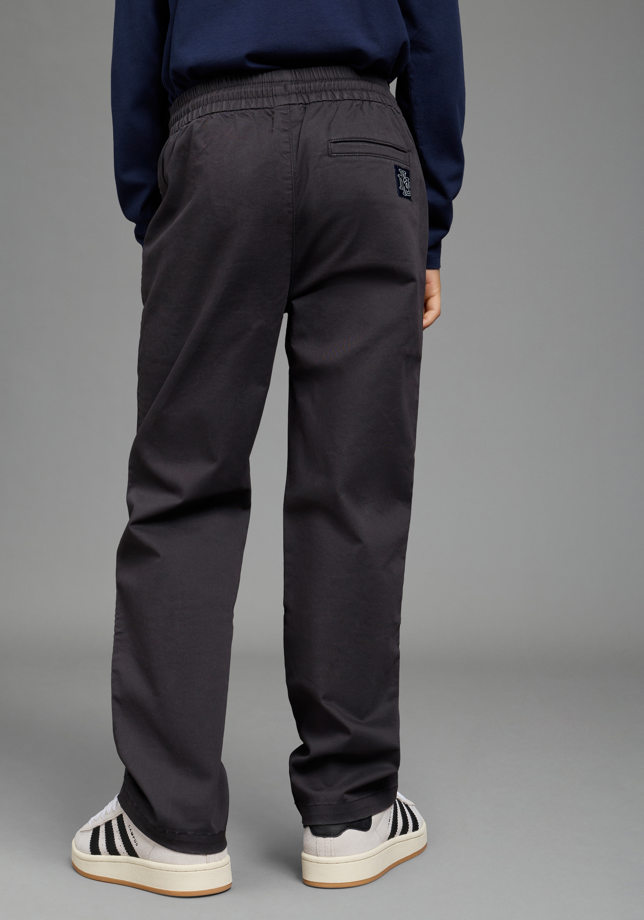 KIDSWORLD Pantalon à enfiler »Twillhose in Schlupfform«  coupe droite, avec élastique intérieur à la taille