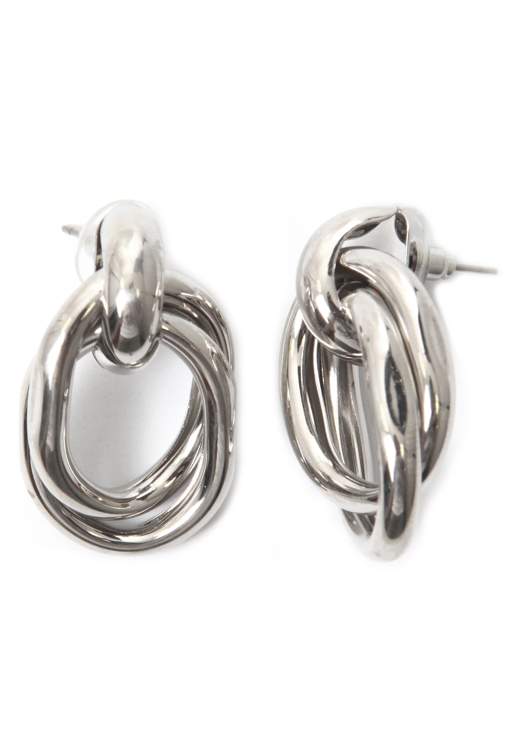 Image of J.Jayz Paar Ohrstecker »Kreise, verschlungen, markant« bei Ackermann Versand Schweiz