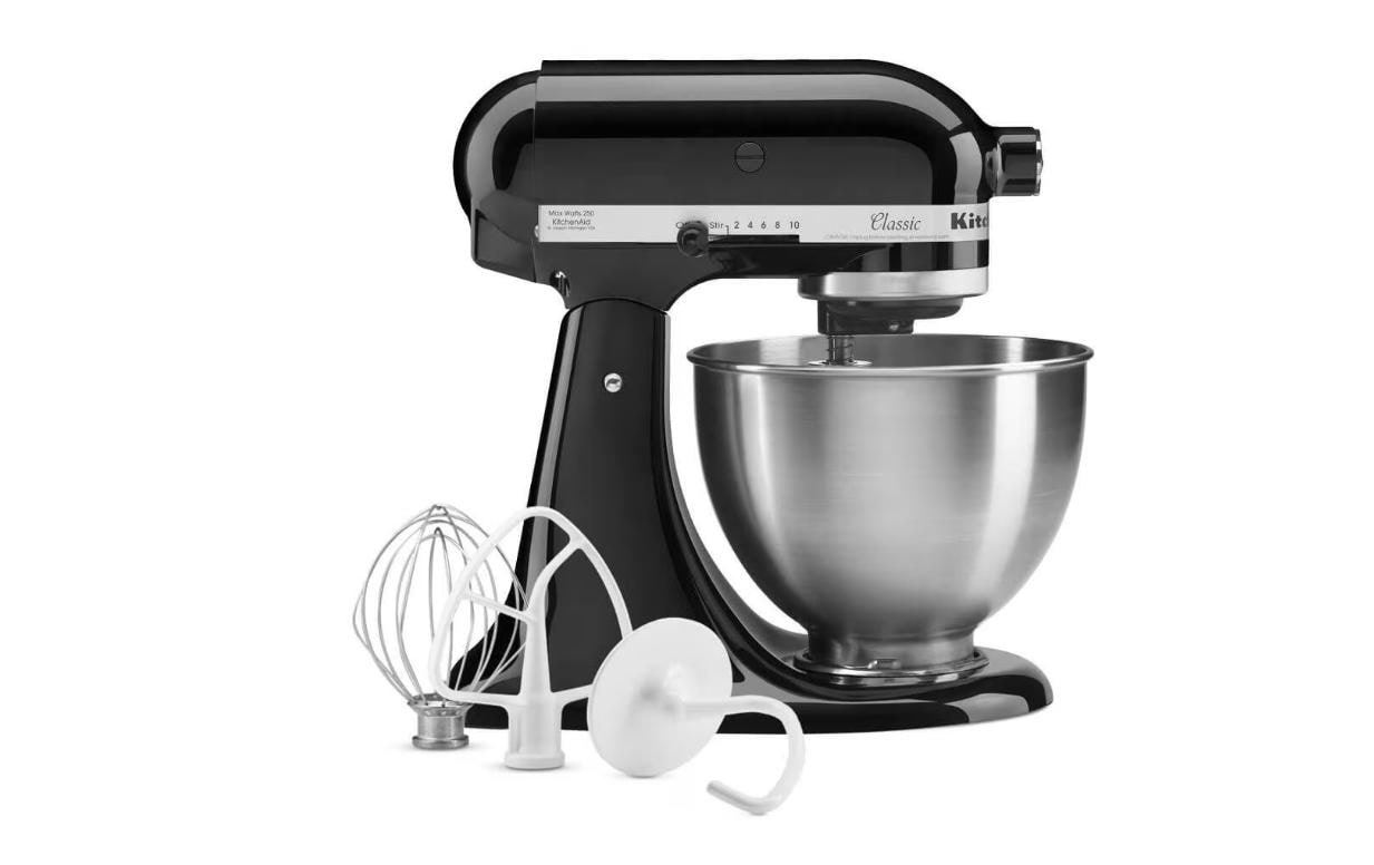 KitchenAid Küchenmaschine »Classic 5K45SSSWH« Küchenmaschine mit kippbarem Motorkopf