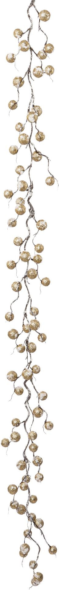 Kunstpflanze Creativ günstig Optik, deco Winterliche Länge kaufen in Girlande 168 cm, Weihnachtsgirlande«, beschneiter chamgagnerfarben »Weihnachtsdeko,