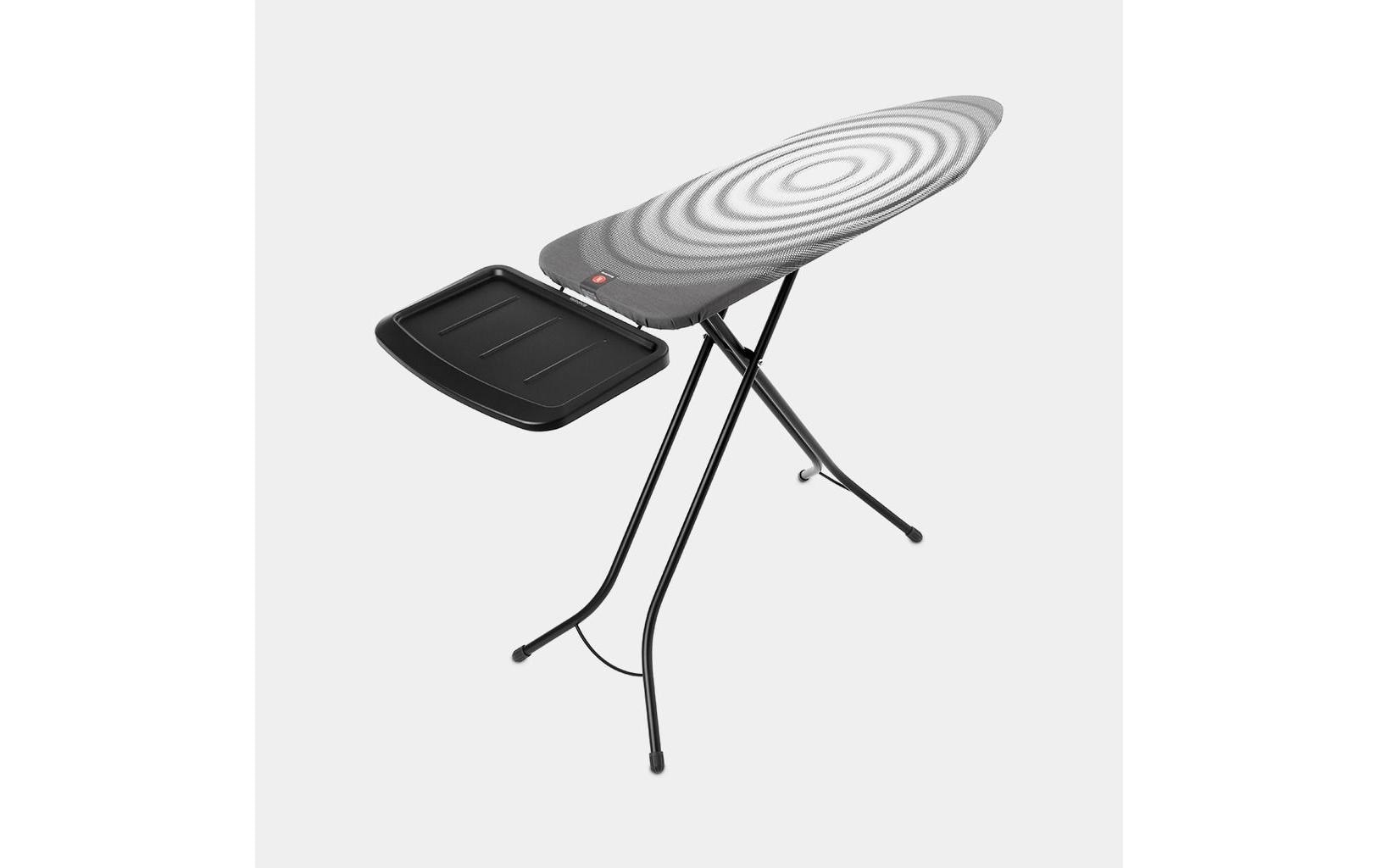 Brabantia Planche à repasser »mit Dampfstationsablage 101083 Titan Oval/Black«
