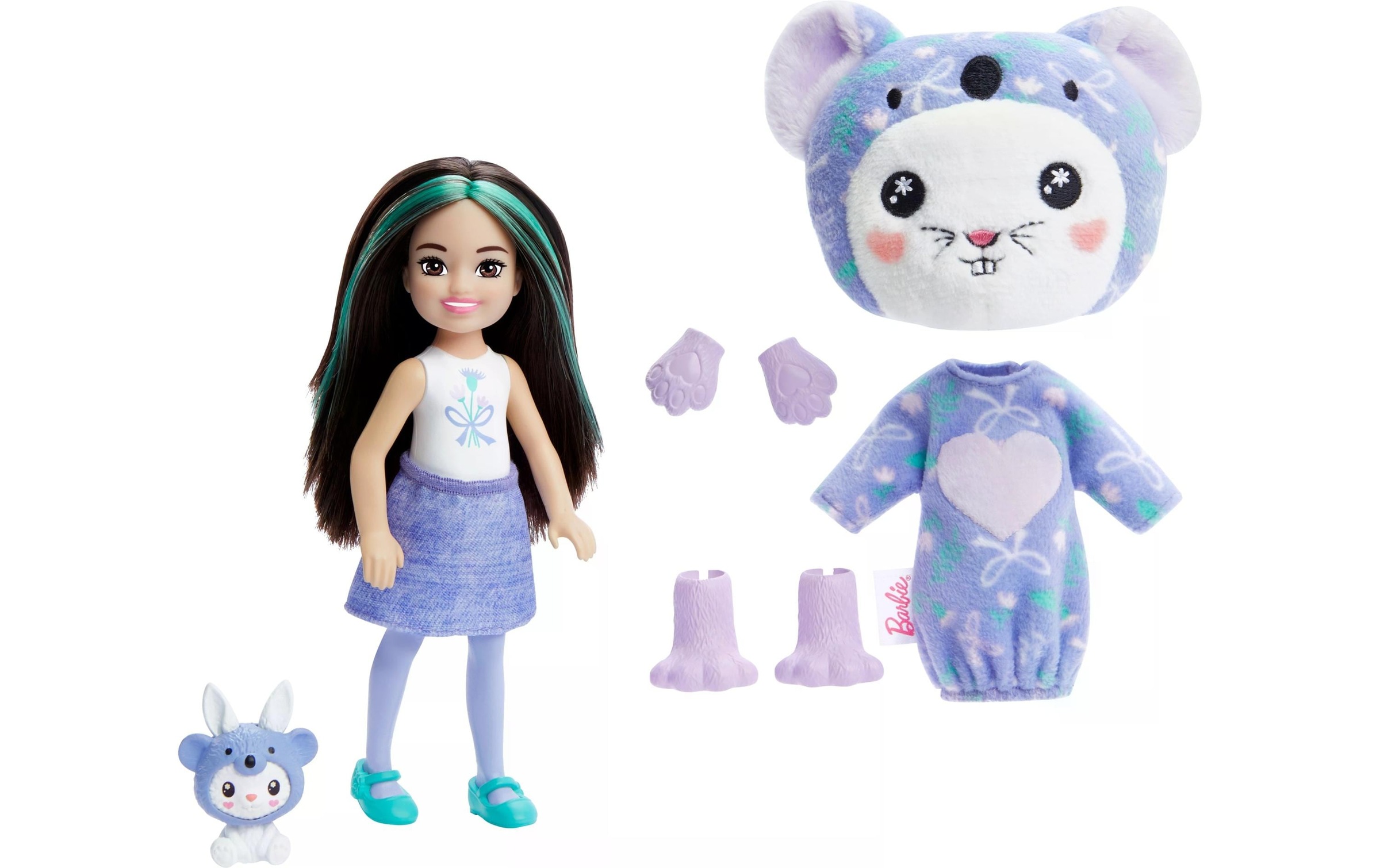 Barbie Anziehpuppe »Barbie Cutie Reveal Chelsea – Bunny in Koala«