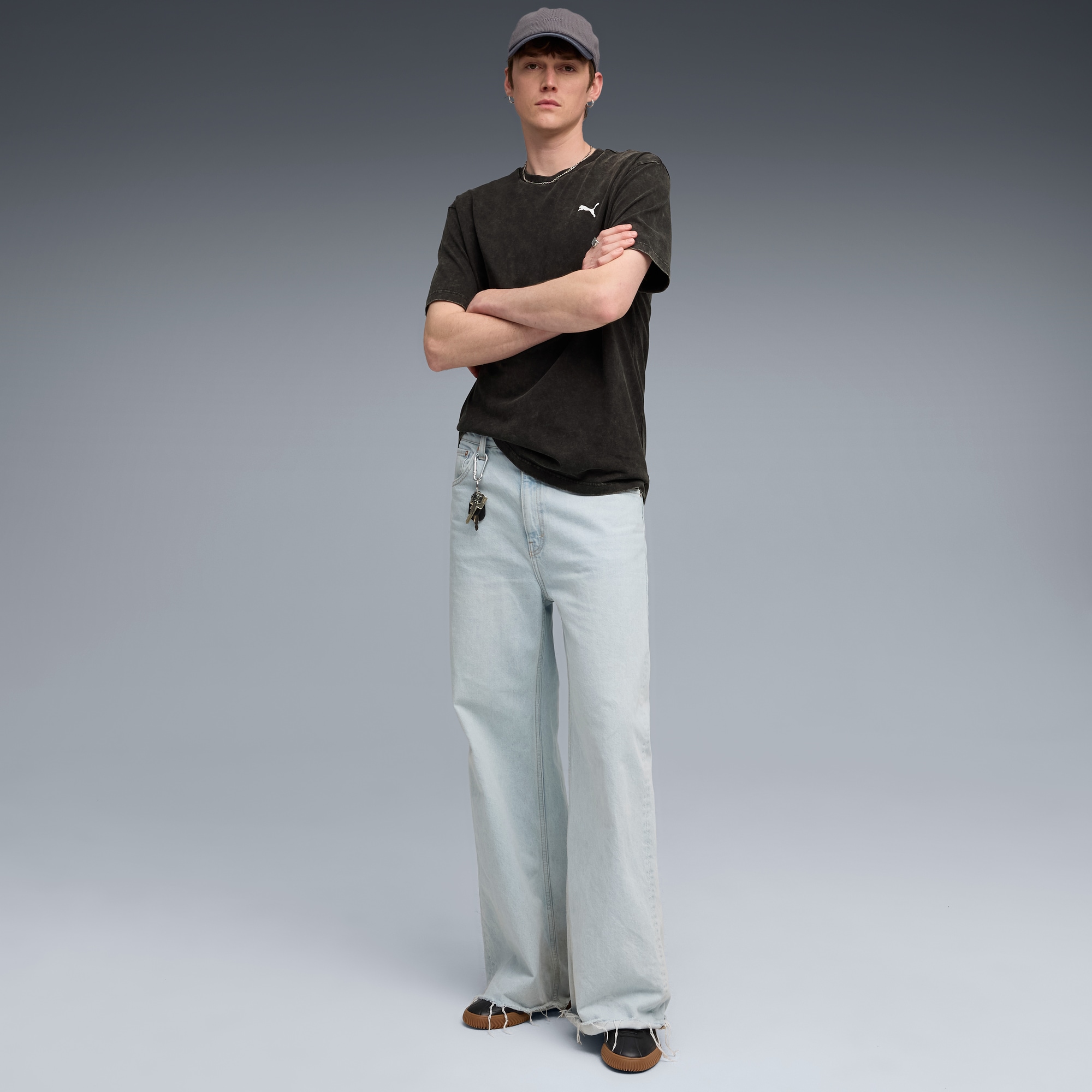 PUMA T-Shirt »ESS ELEVATED RELAXED WASH TEE«