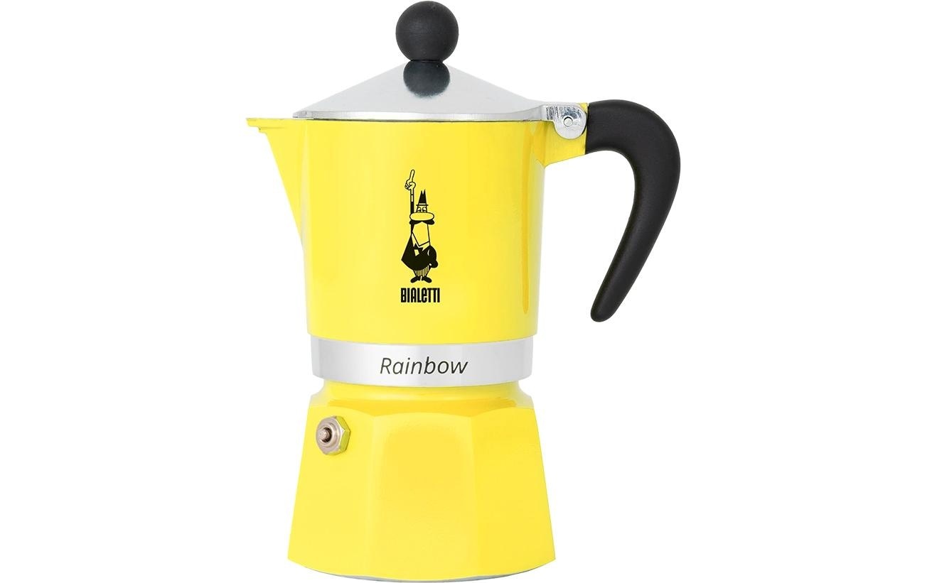 Espressokocher »Rainbow für 3 Tassen, Gelb«