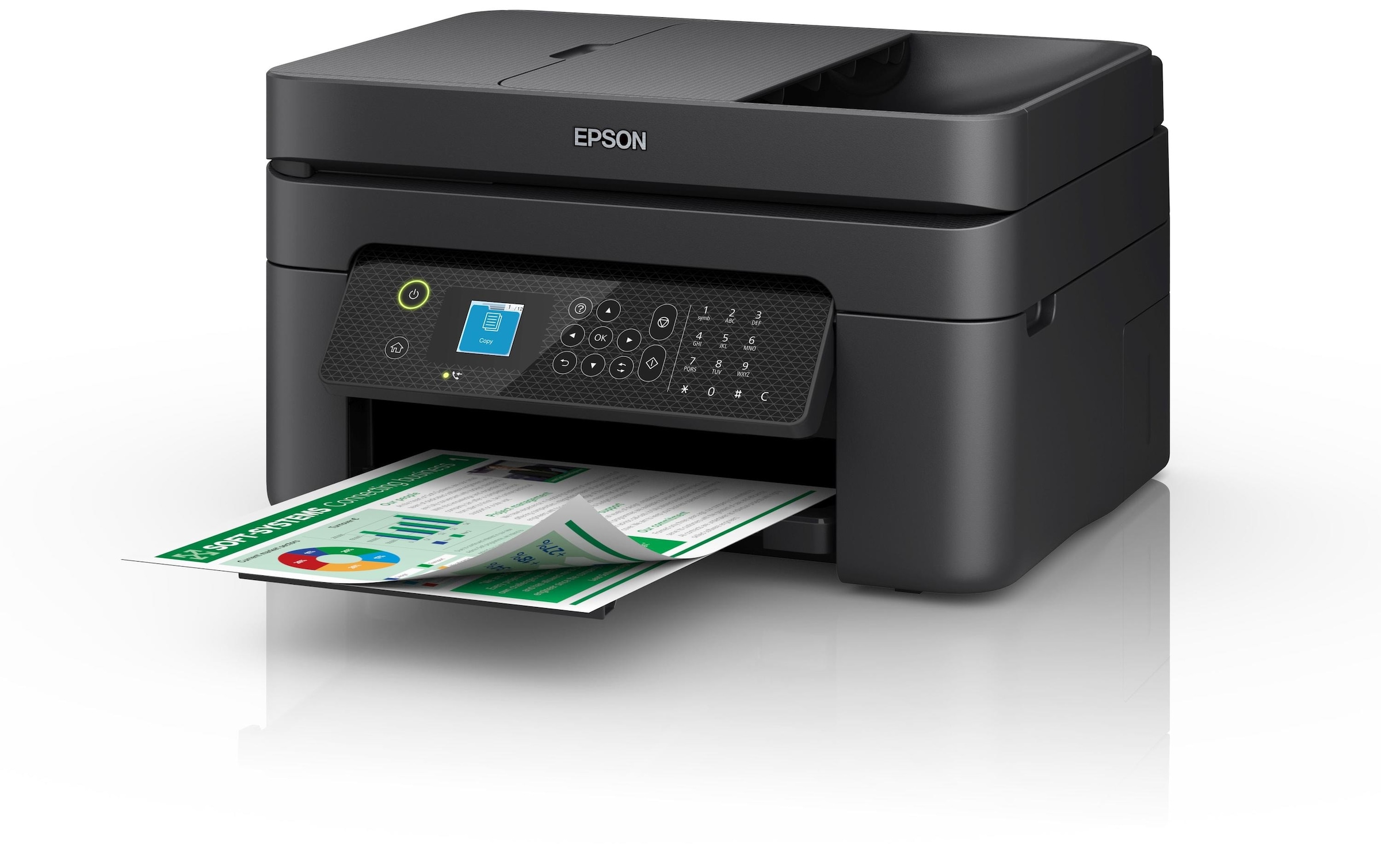 Epson Multifunktionsdrucker »Epson Workforce WF-2930DWF schwarz«