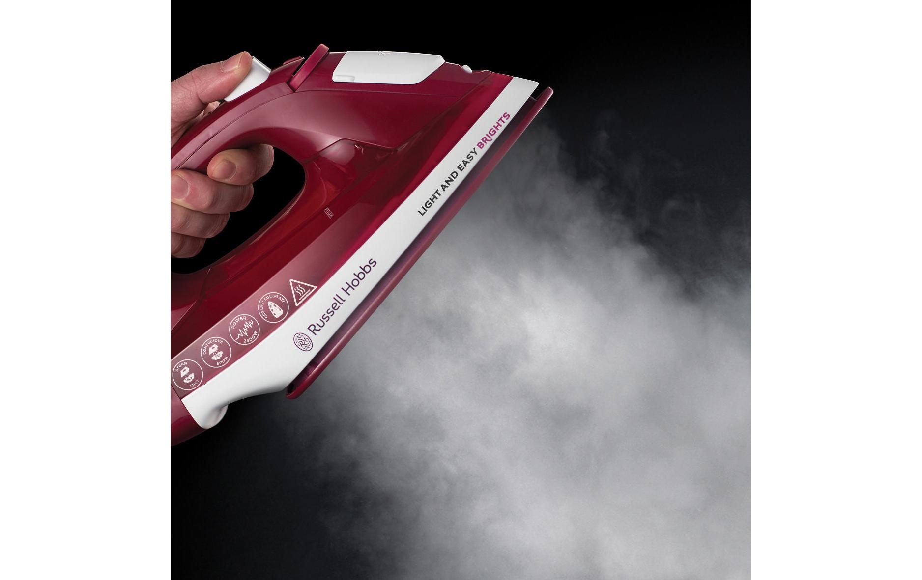 RUSSELL HOBBS Dampfbügeleisen »Light Easy Berry«, 2400 W