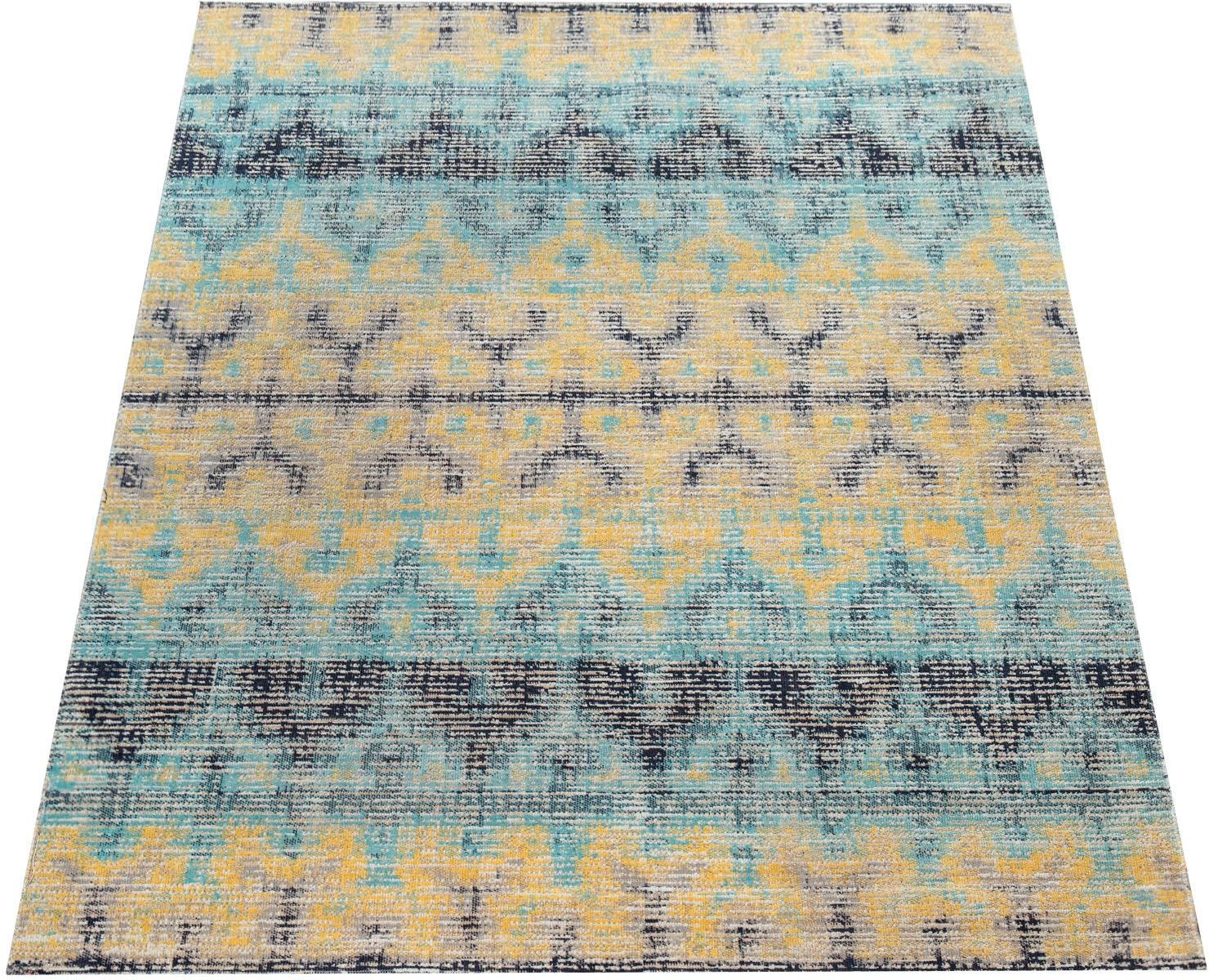 Image of Paco Home Teppich »Artigo 417«, rechteckig, 4 mm Höhe, Kurzflor, Vintage Design, In- und Outdoor geeignet, ideal im Wohnzimmer & Schlafzimmer bei Ackermann Versand Schweiz