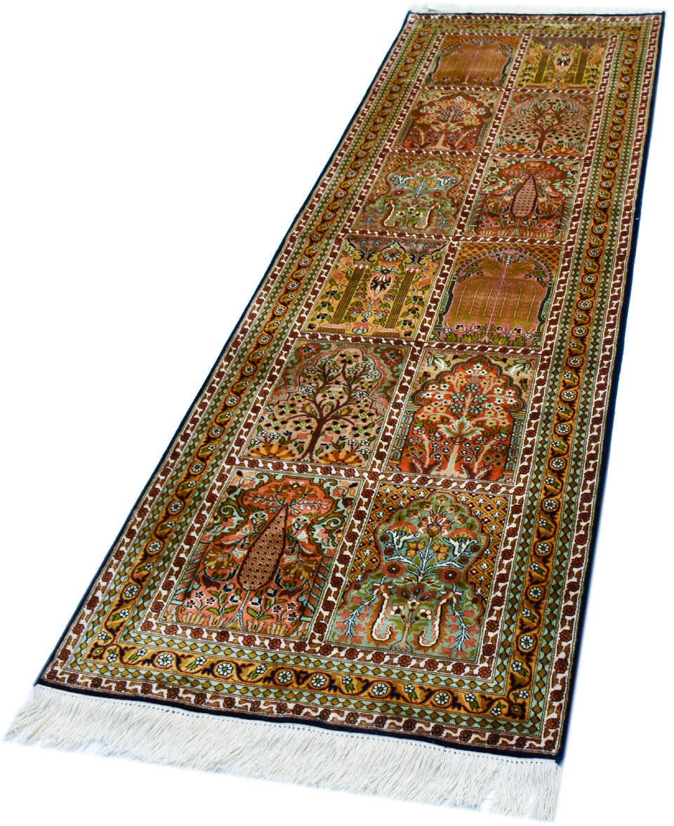 Image of Kayoom Seidenteppich »Hamadan 230«, rechteckig, 10 mm Höhe, Einzelstück mit Zertifikat, Wohnzimmer bei Ackermann Versand Schweiz