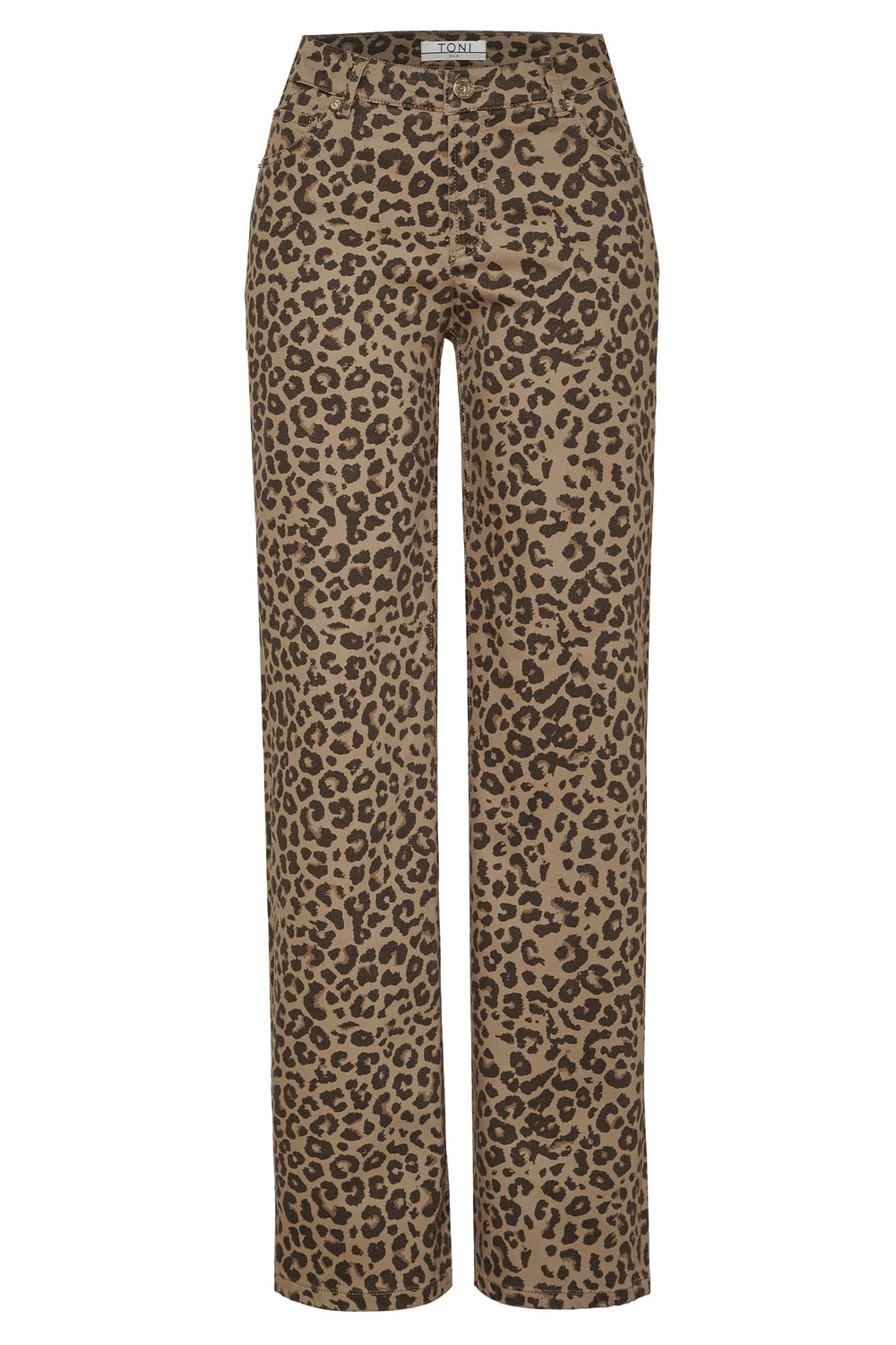 TONI Straight-Jeans »Ella«, mit Leo-Print