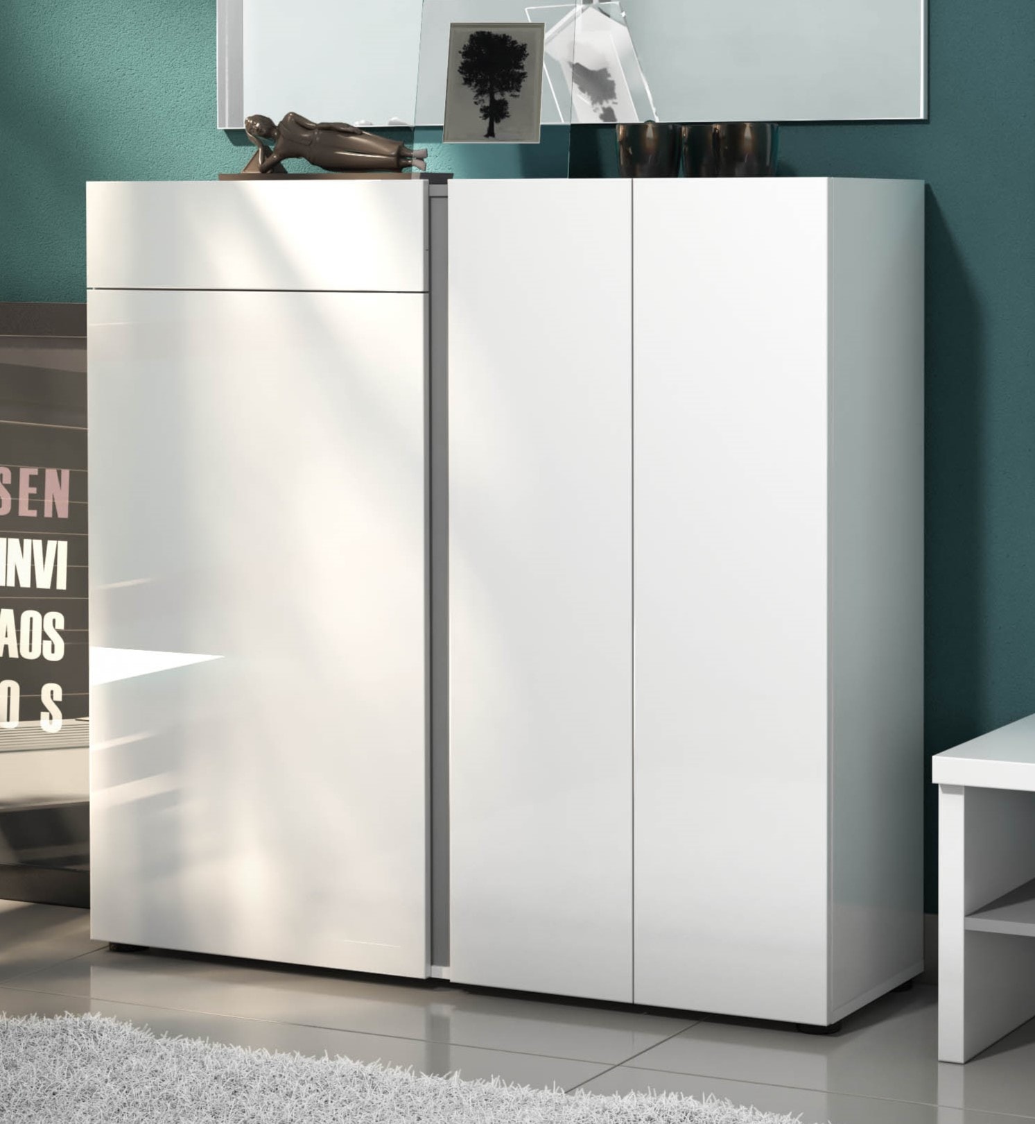 Home affaire Schuhschrank »Atrium« 1 Stk. tlg.