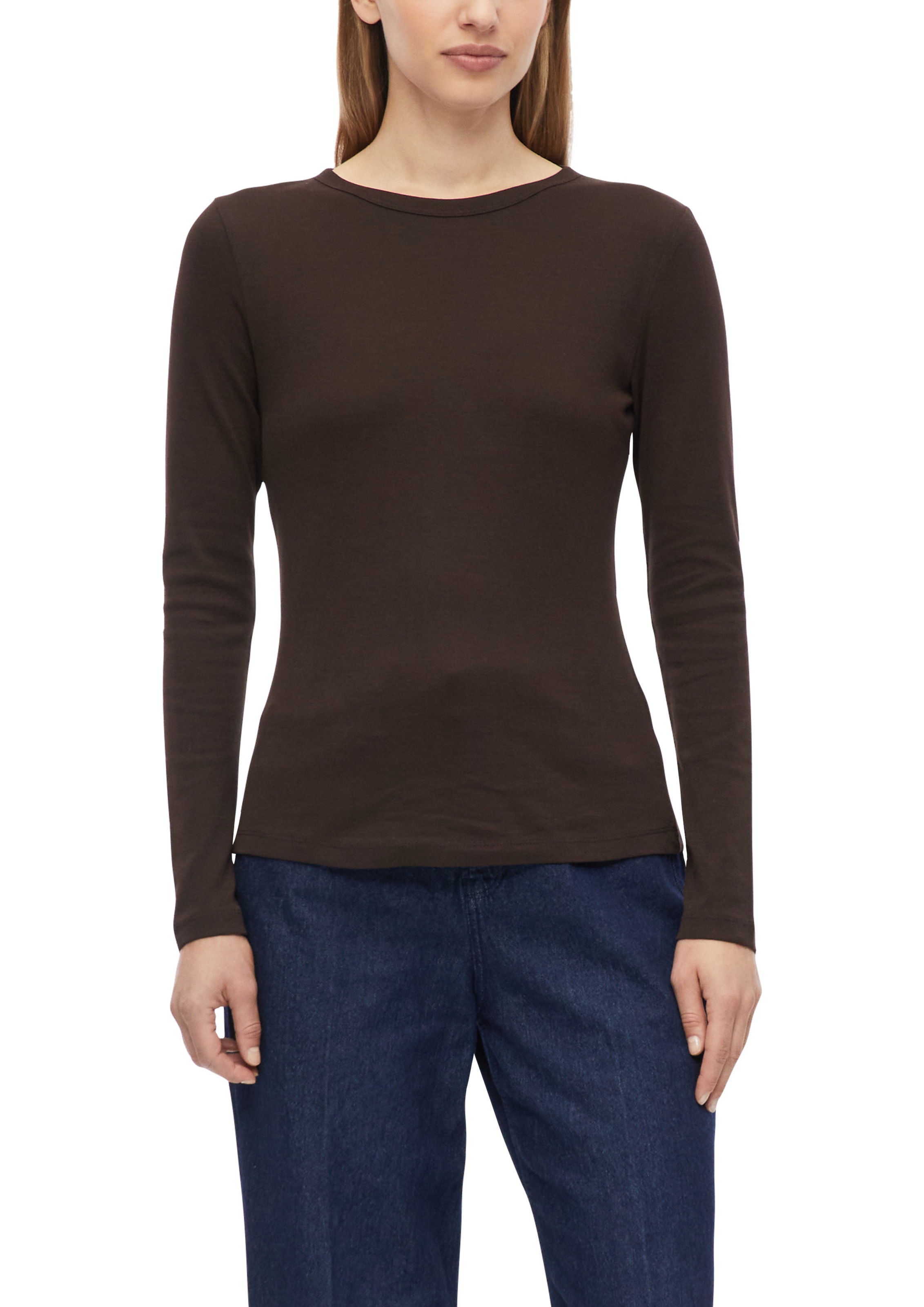s.Oliver Langarmshirt mit U-Boot-Ausschnitt