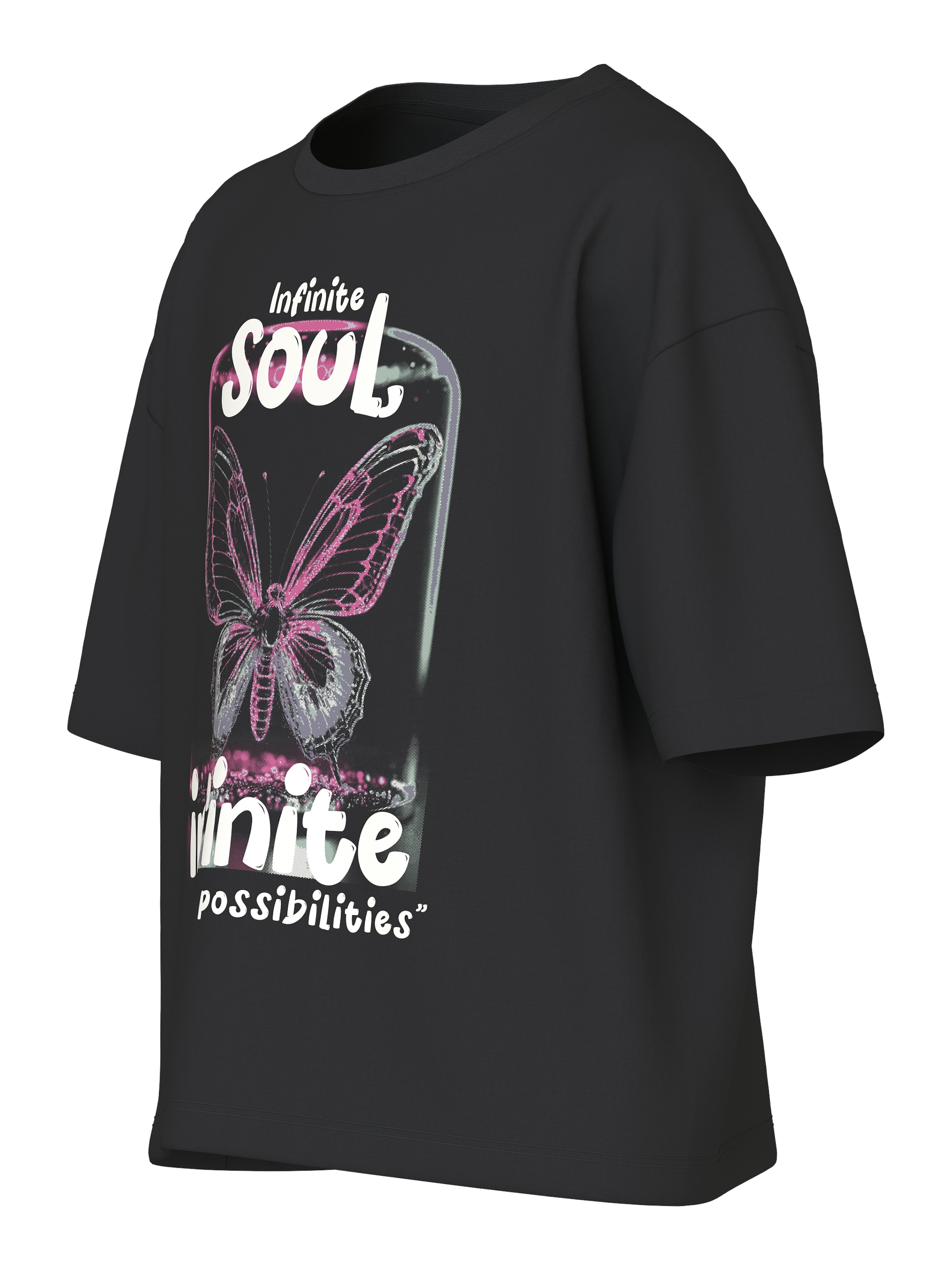 Name It T-shirt »NKFVEEN SS RLX TOP« Baumwolle, locker geschnitten