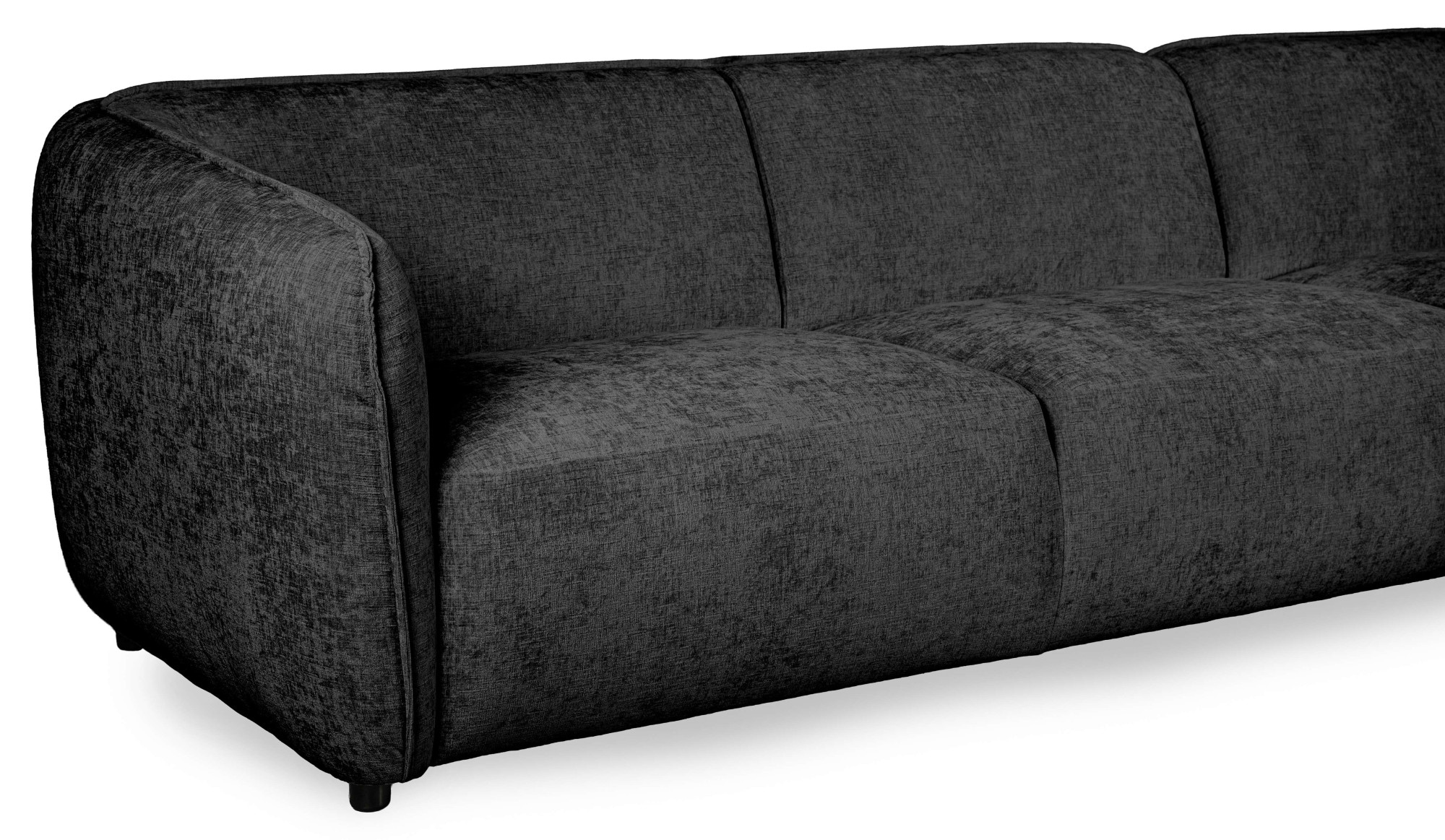 Home affaire Ecksofa »OSTRUP Rundsofa, L-Form, Naturtöne, Boucle oder Chenille« Breite 273 cm, organische Form mit sanften Rundungen