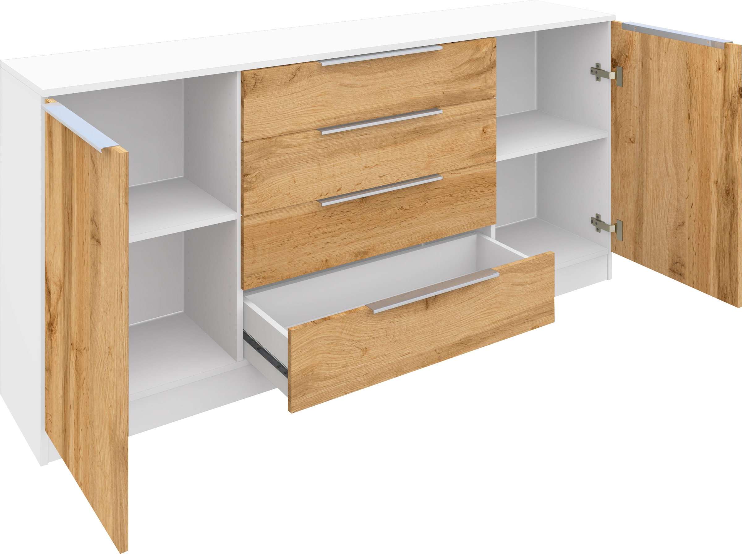 borchardt Möbel Kommode »Oliva«, Breite 166 cm, mit 4 Schubkästen