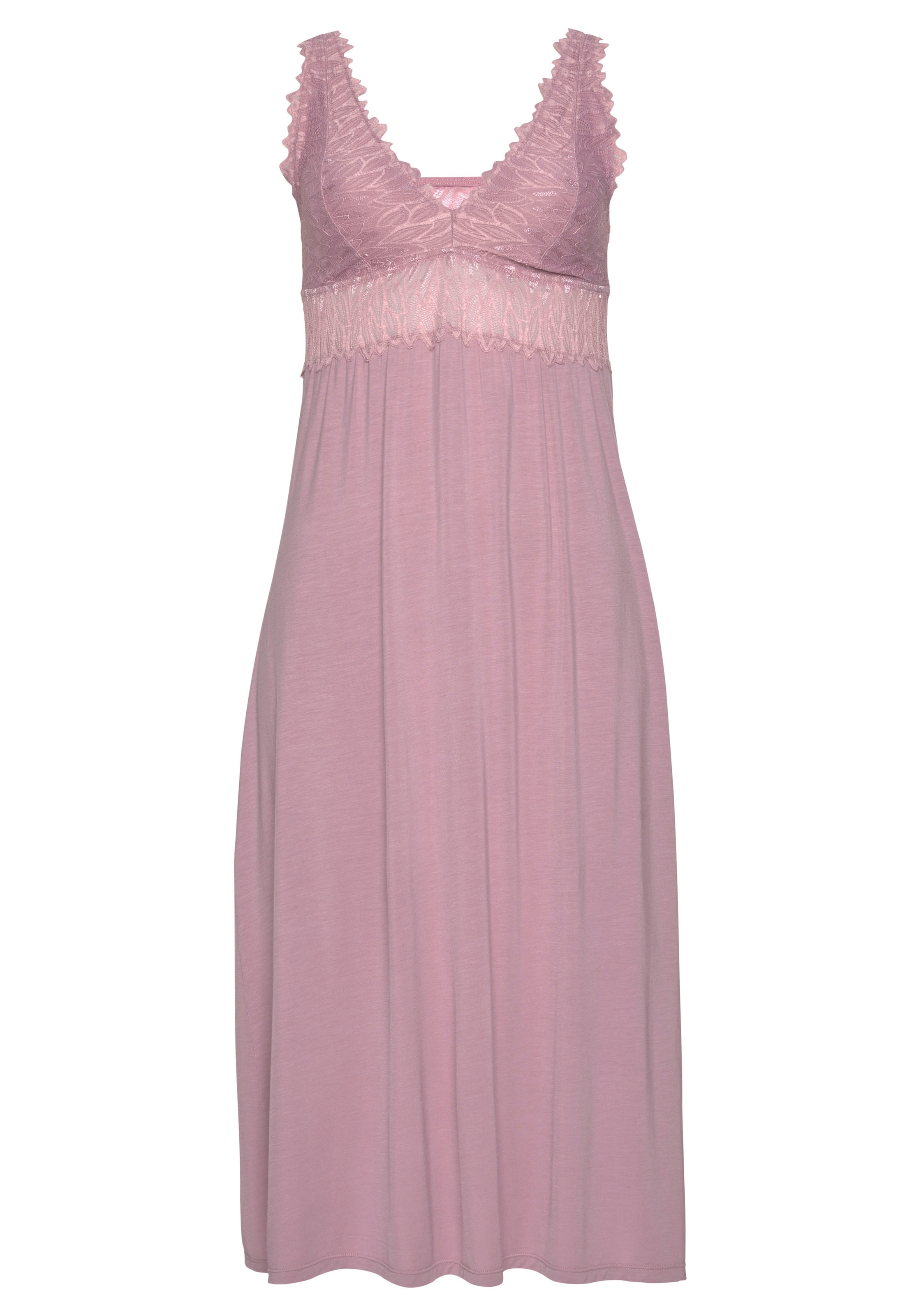 LASCANA Negligé 1-teilig,  mit Spitzendetails