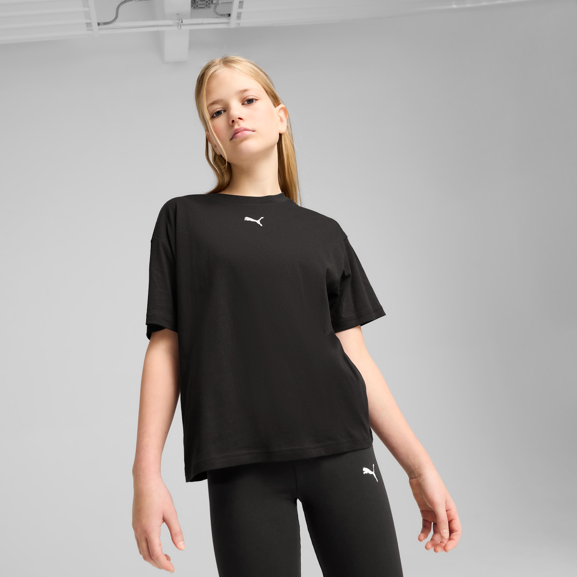 Image of PUMA T-Shirt "ESS BOXY TEE G" kastenförmiges Shirt, Kurzarm, modern