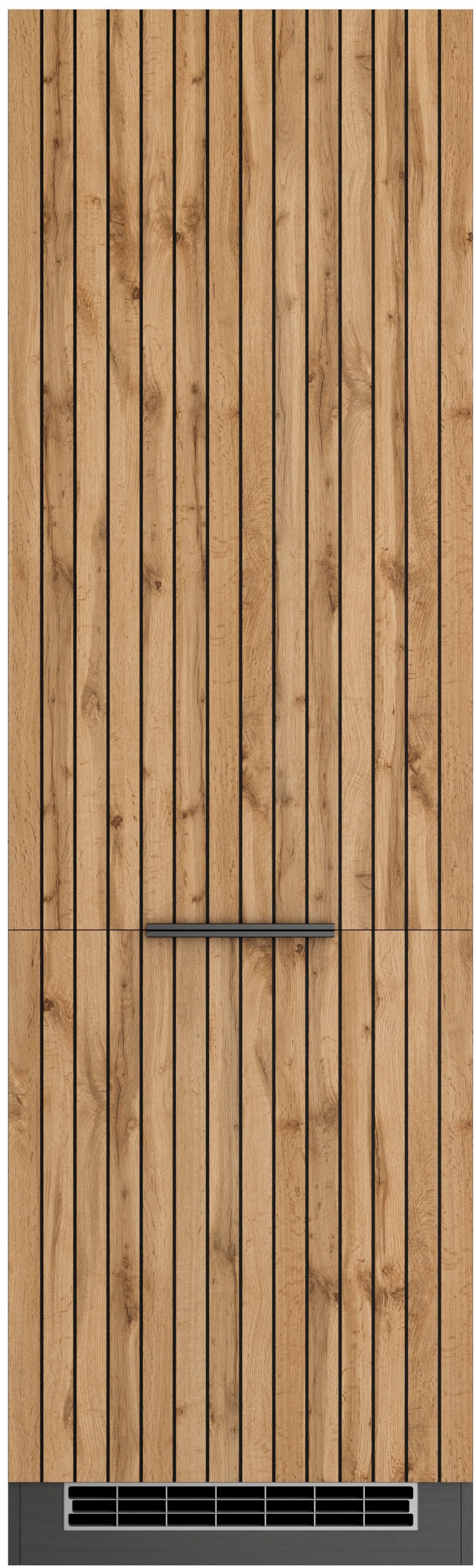 KOCHSTATION Armoire réfrigérée encastrable »KS-Lagos« largeur/hauteur 60/200 cm, avec 2 portes et 1 niche ouverte