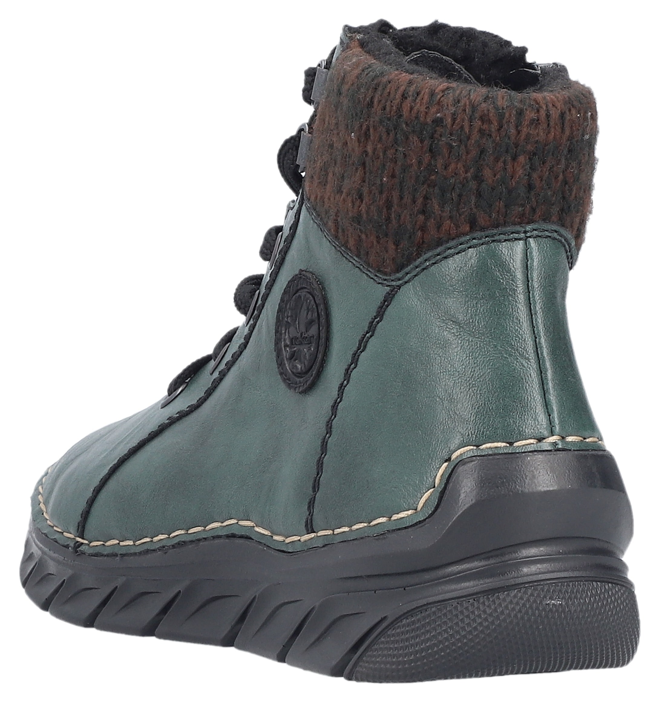Rieker Bottes d'hiver  bottines à lacets, bottines avec fermeture éclair intérieure
