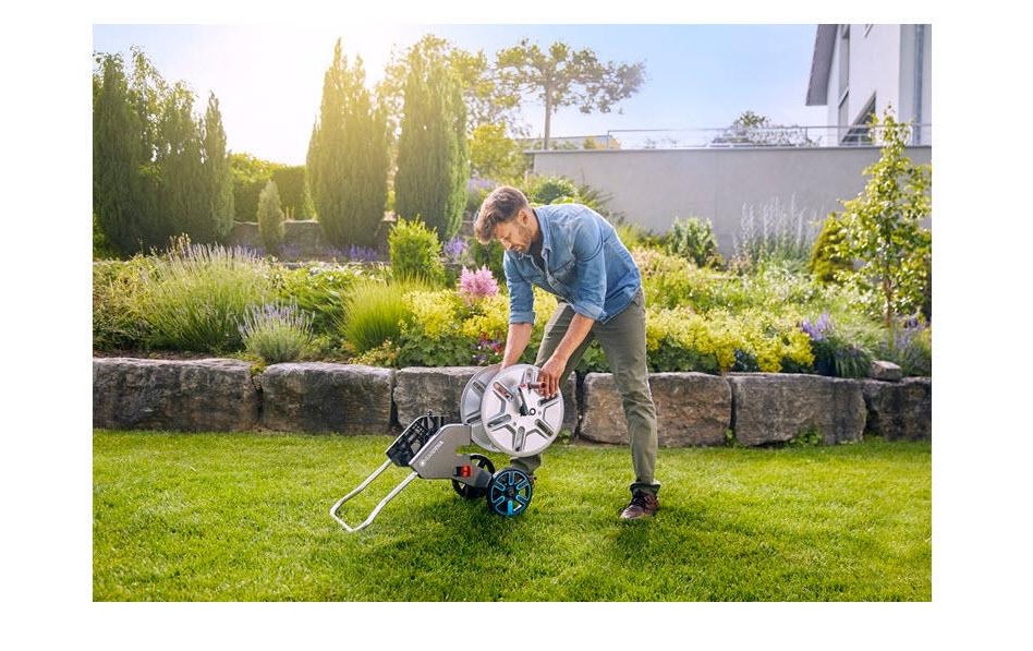 GARDENA Schlauchhalterung »Metall-Schlauchwagen AquaRo«