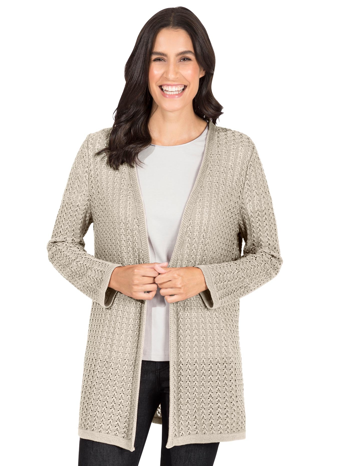 Image of Inspirationen Ajourstrickjacke bei Ackermann Versand Schweiz