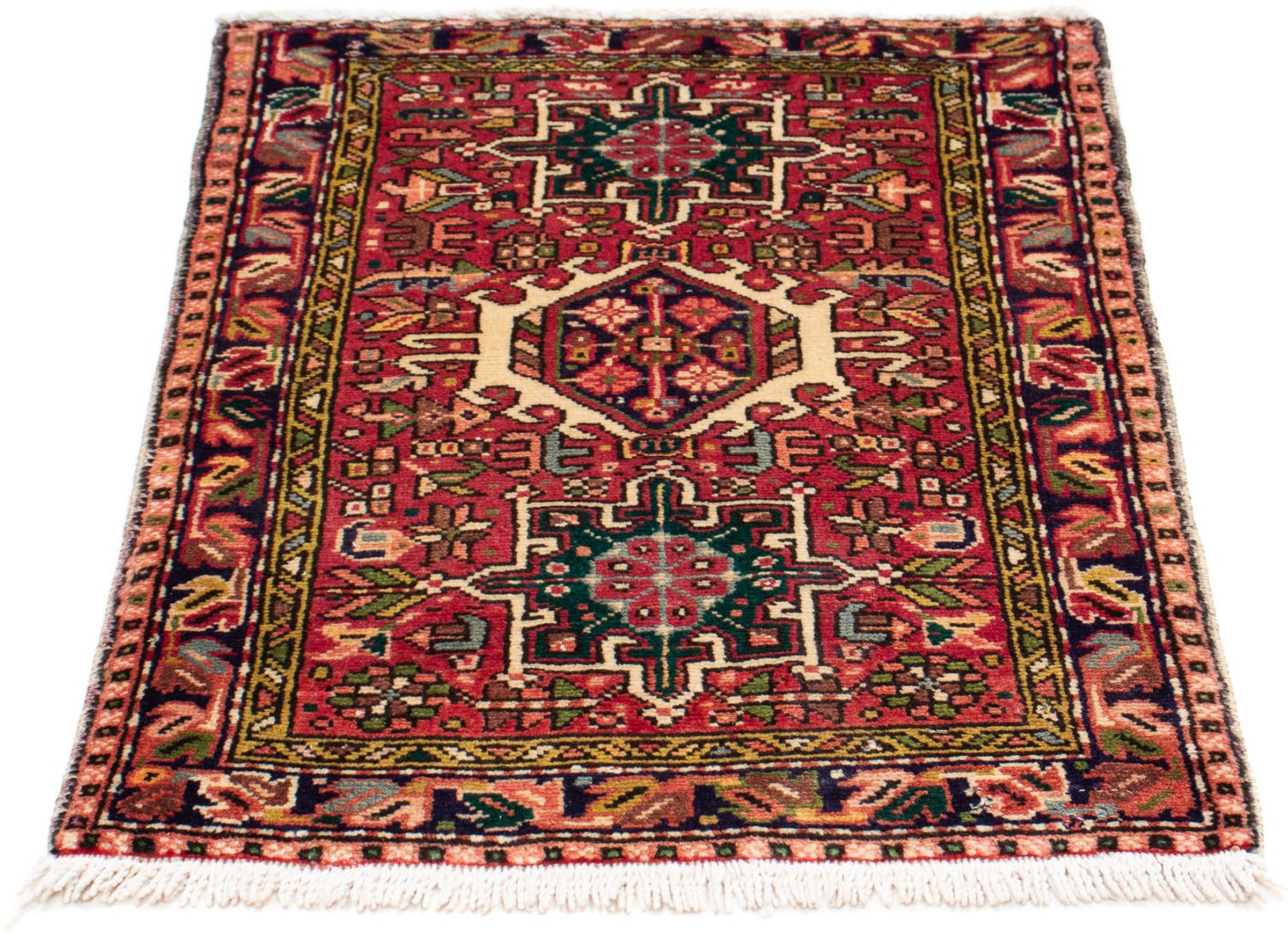 Image of morgenland Orientteppich »Perser - Nomadic - 86 x 65 cm - mehrfarbig«, rechteckig, 10 mm Höhe, Wohnzimmer, Handgeknüpft, Einzelstück mit Zertifikat bei Ackermann Versand Schweiz