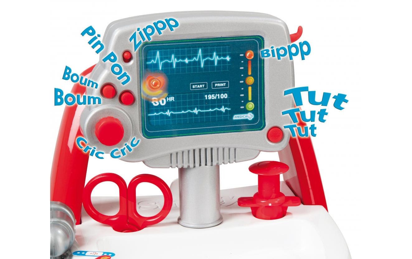 Smoby Spielzeug-Arztkoffer »Elektronischer Doktor Trolley«, (Set)