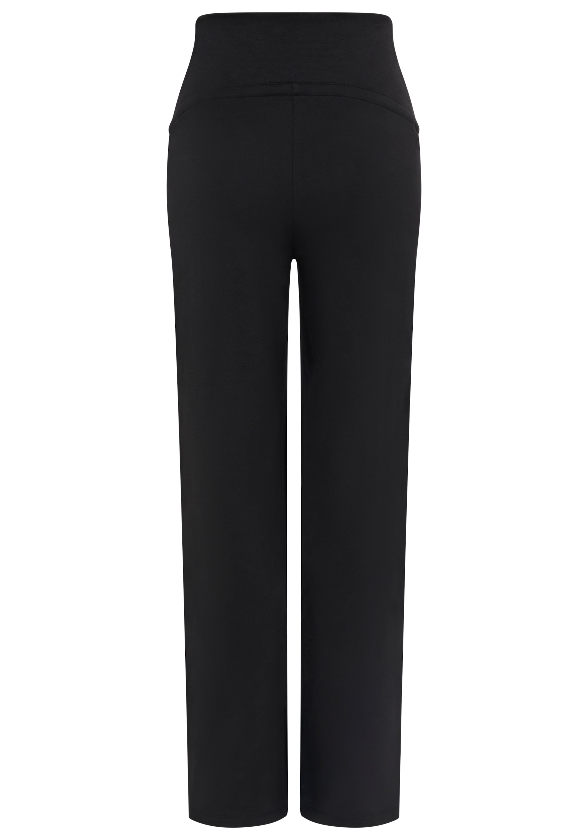 Neun Monate Pantalon de grossesse »Sweatshose, Umstandshose mit Bauchumschlag«  coupe droite, large bande élastique à la taille, uni